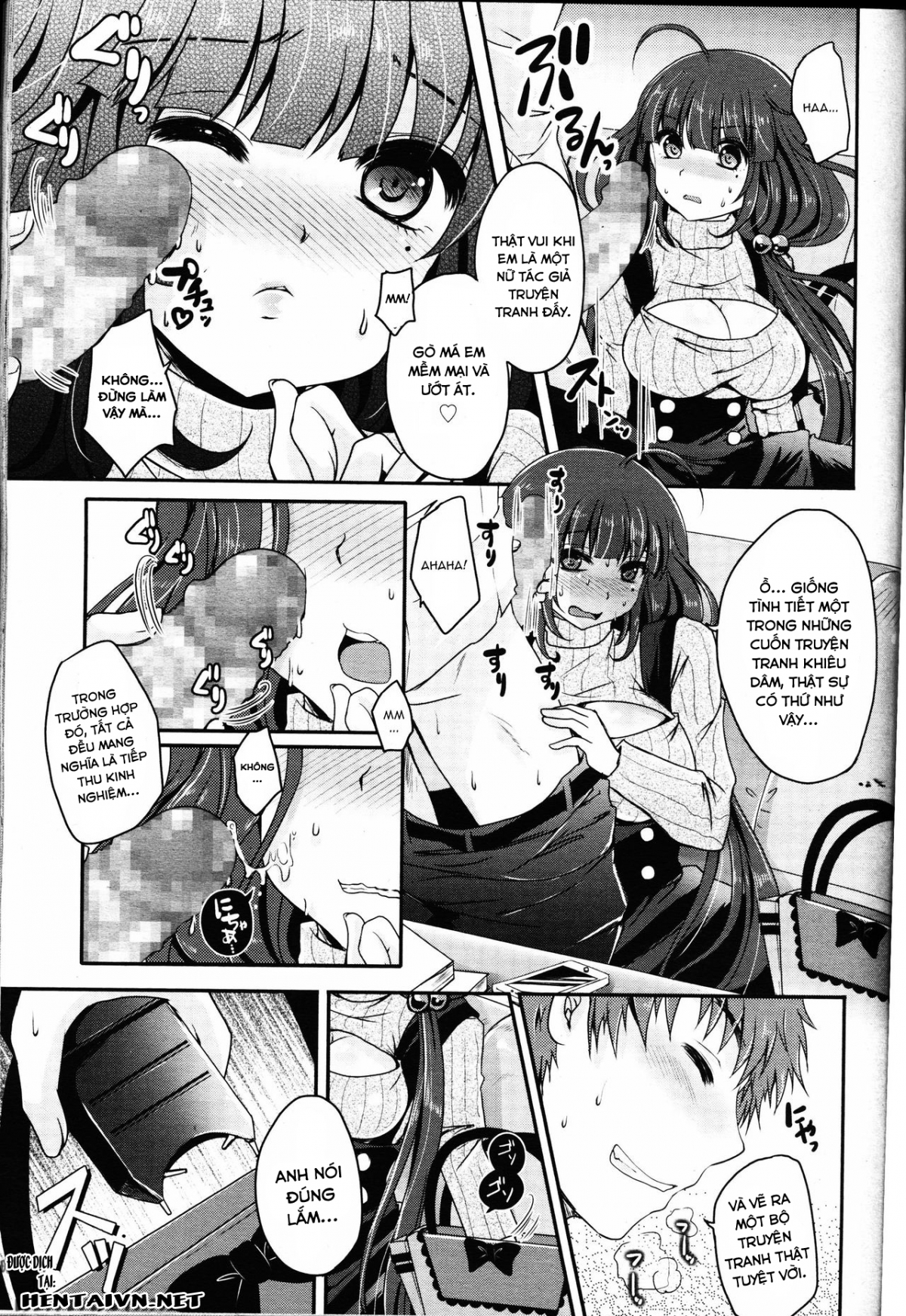 Đọc truyện hentai Henshuu-san to Mangaka-chan - Oneshot