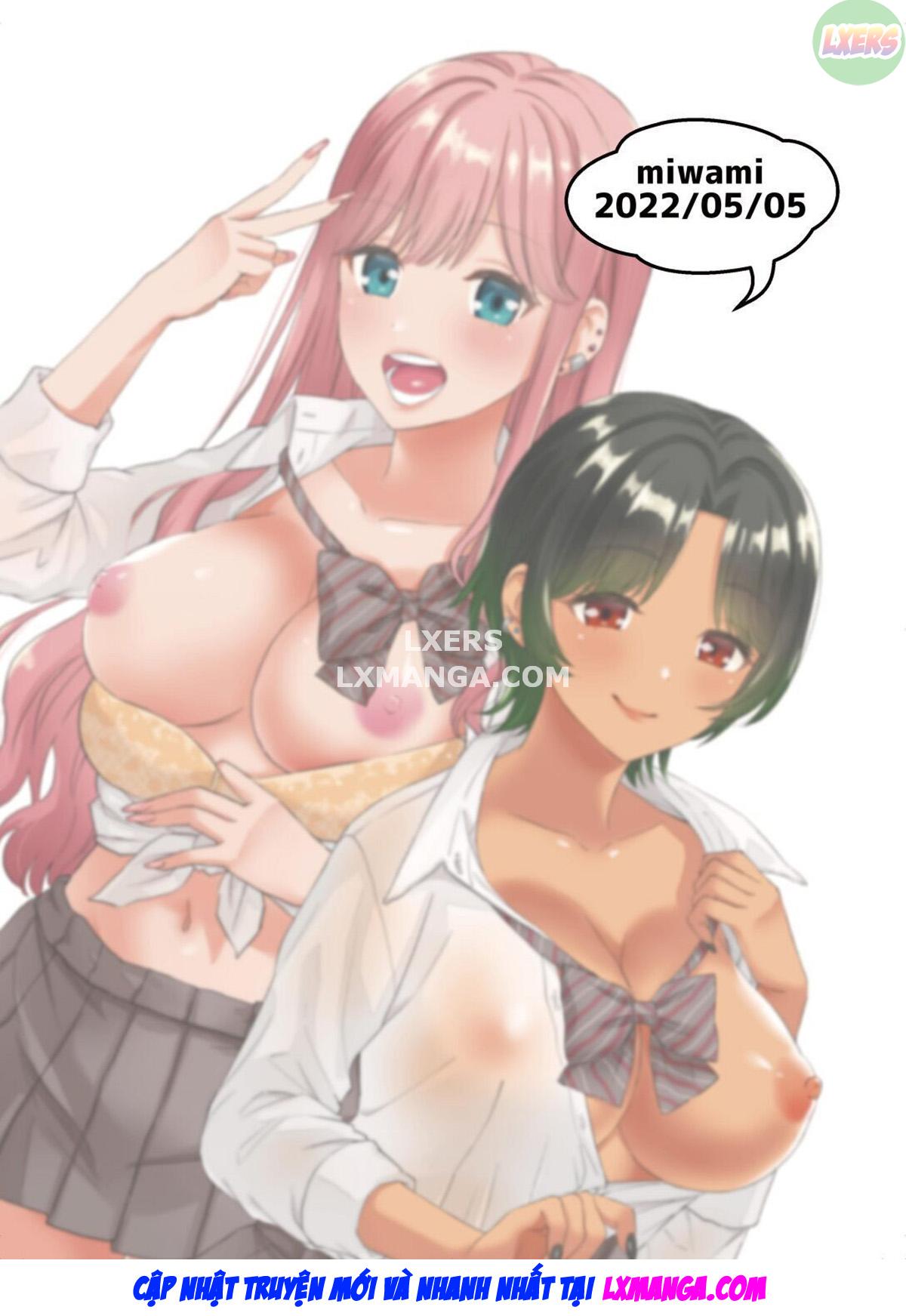 Đọc truyện hentai That Time Gyarus Asked Me To Grope Their Tits After Class - Oneshot