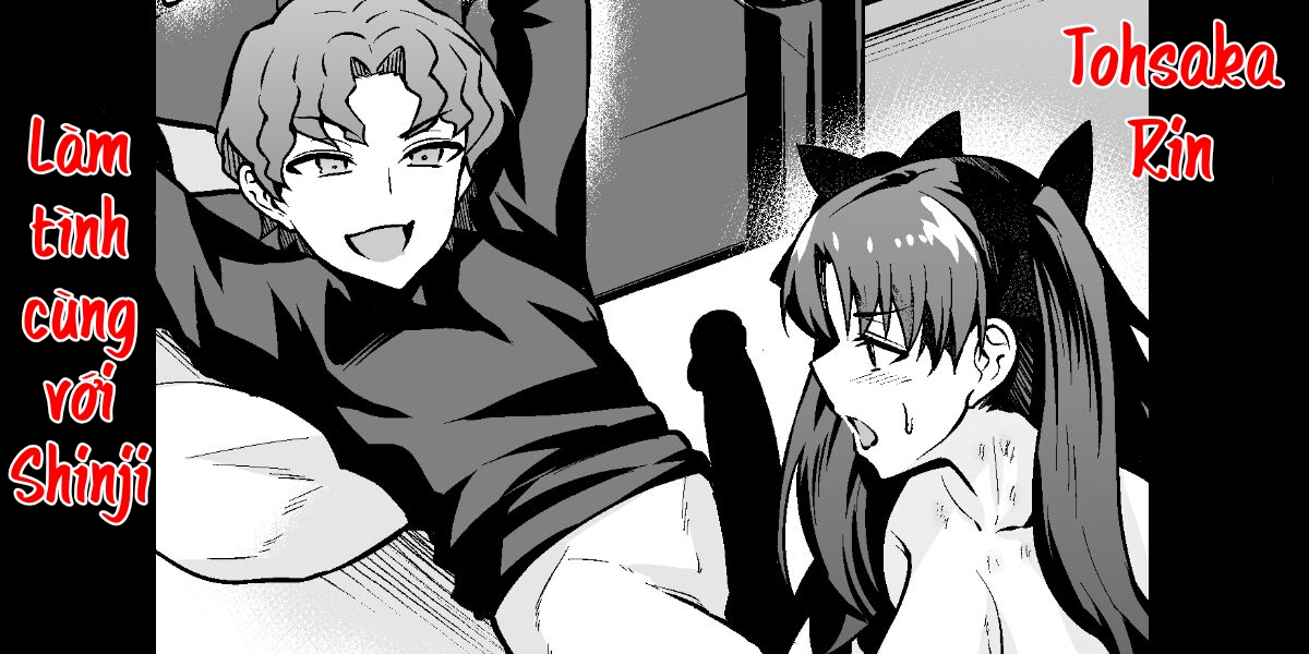 Đọc truyện hentai Rin Tohsaka ngoại tình với Shinji - Oneshot
