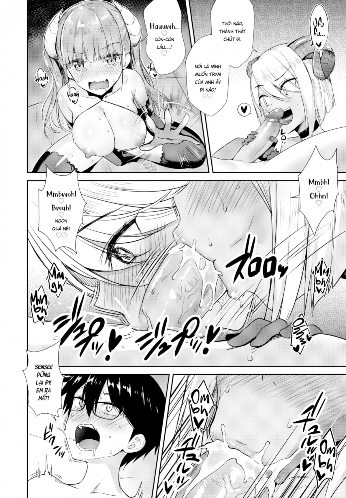 Đọc truyện hentai Hàng xóm của tôi là Succubus - Chap 4