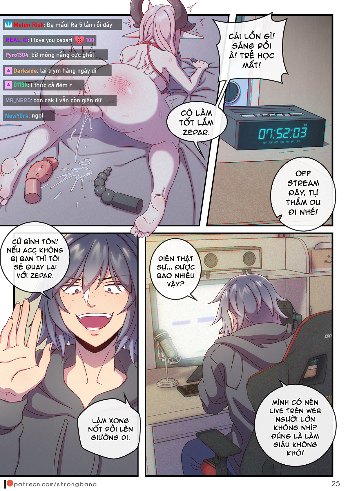 Đọc truyện hentai Cậu học sinh may mắn và cô bạn quyến rũ - Việc nhẹ lương cao