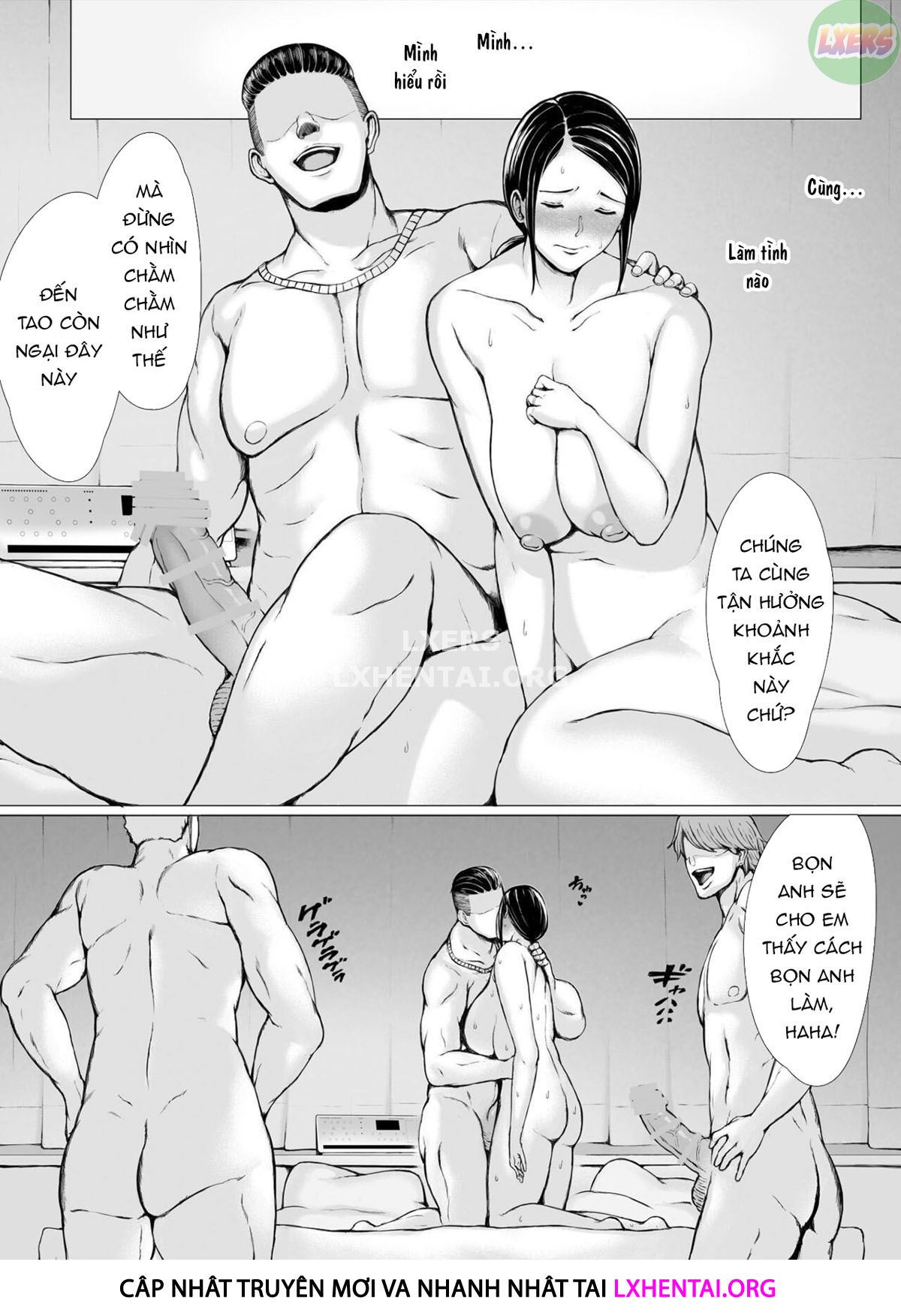 Đọc truyện hentai Hahagui Ottori Okaasan ga Toshishita Yarichin ni Nerawareru Toki - Chap 3A