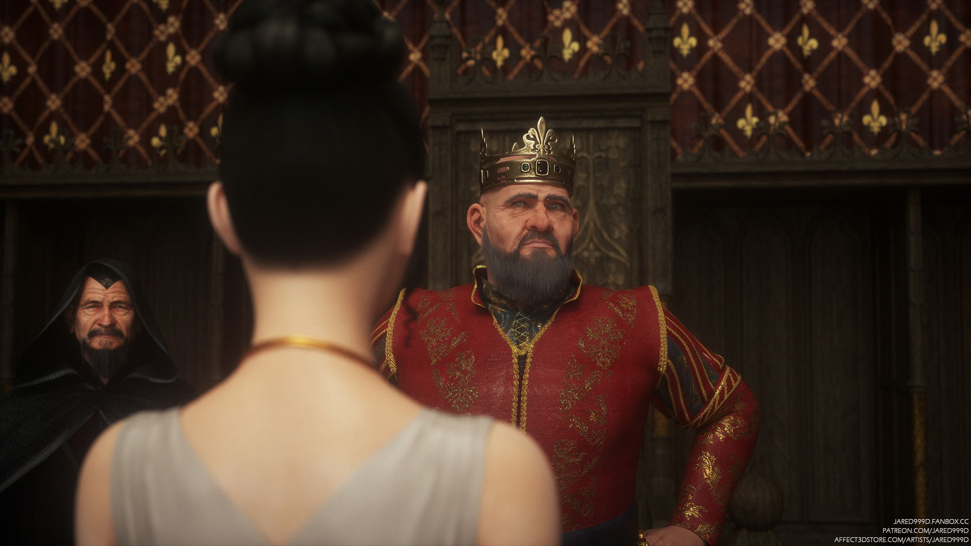 Đọc truyện hentai Fallen Lady - Vol 1 - Chap 3: Em phải là hoàng hậu của ta.