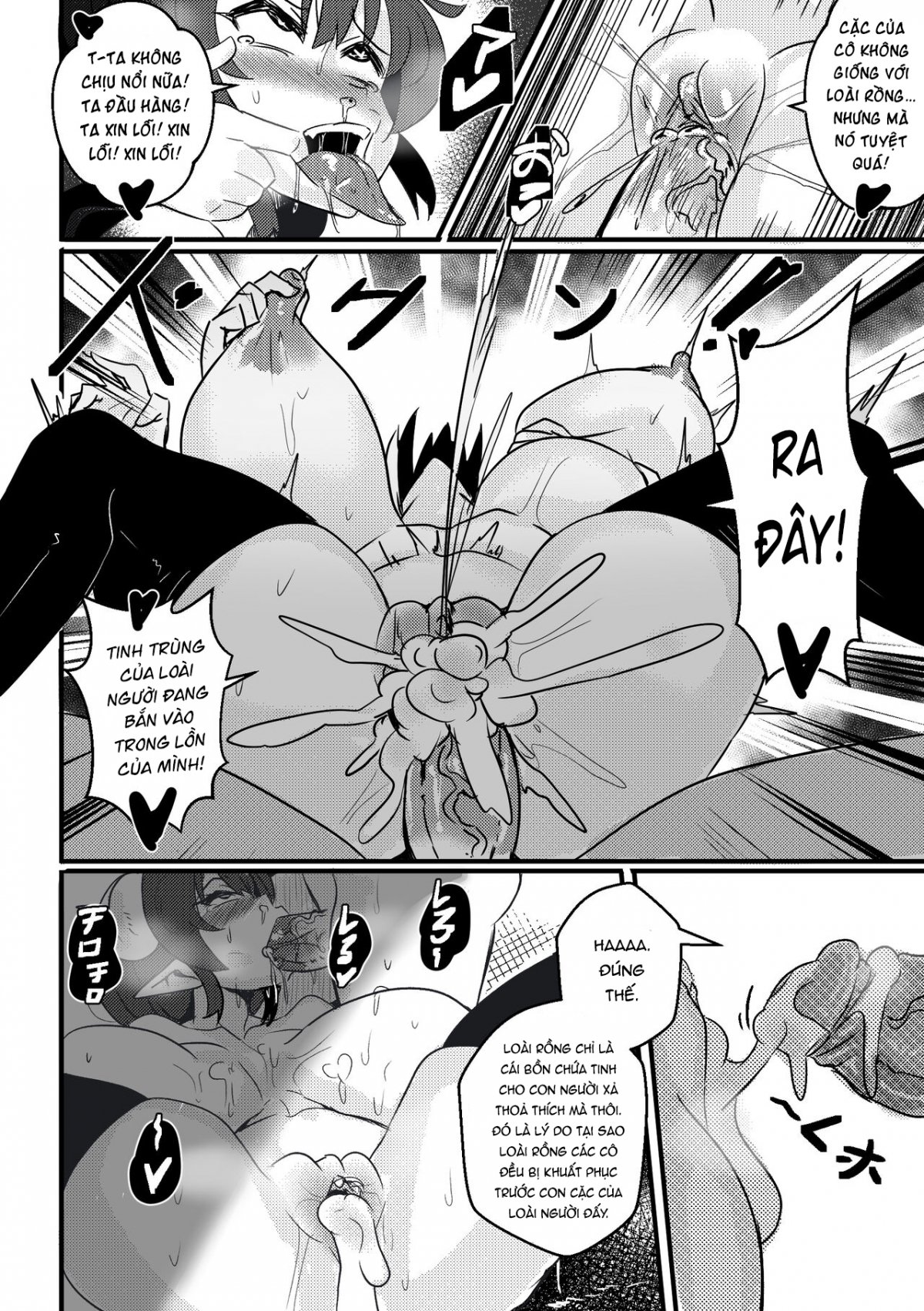 Đọc truyện hentai Rồng hầu gái và cô chủ có cái ciu to - Oneshot