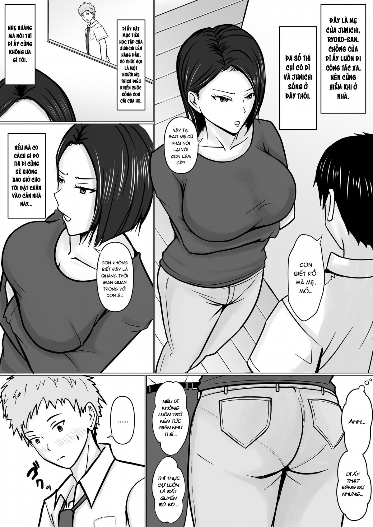 Đọc truyện hentai I Possessed My Friend's Mom, Who Hates Me - Oneshot_1