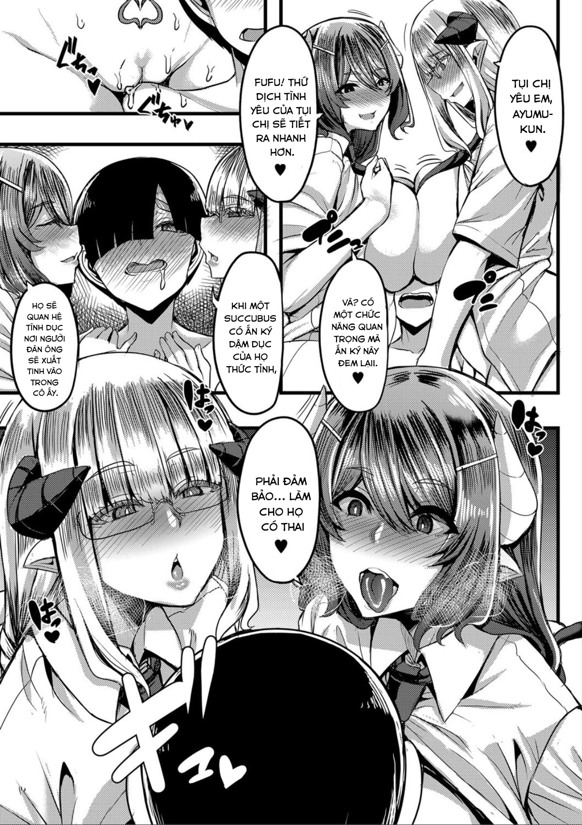 Đọc truyện hentai Succubus Sakusei-bu - Chap 4