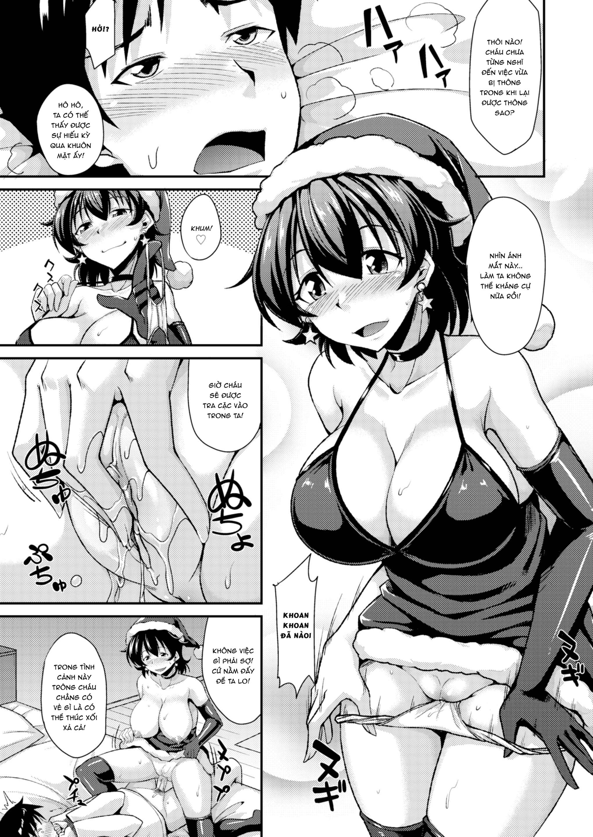 Đọc truyện hentai Bà già Noel trèo cửa sổ - Oneshot
