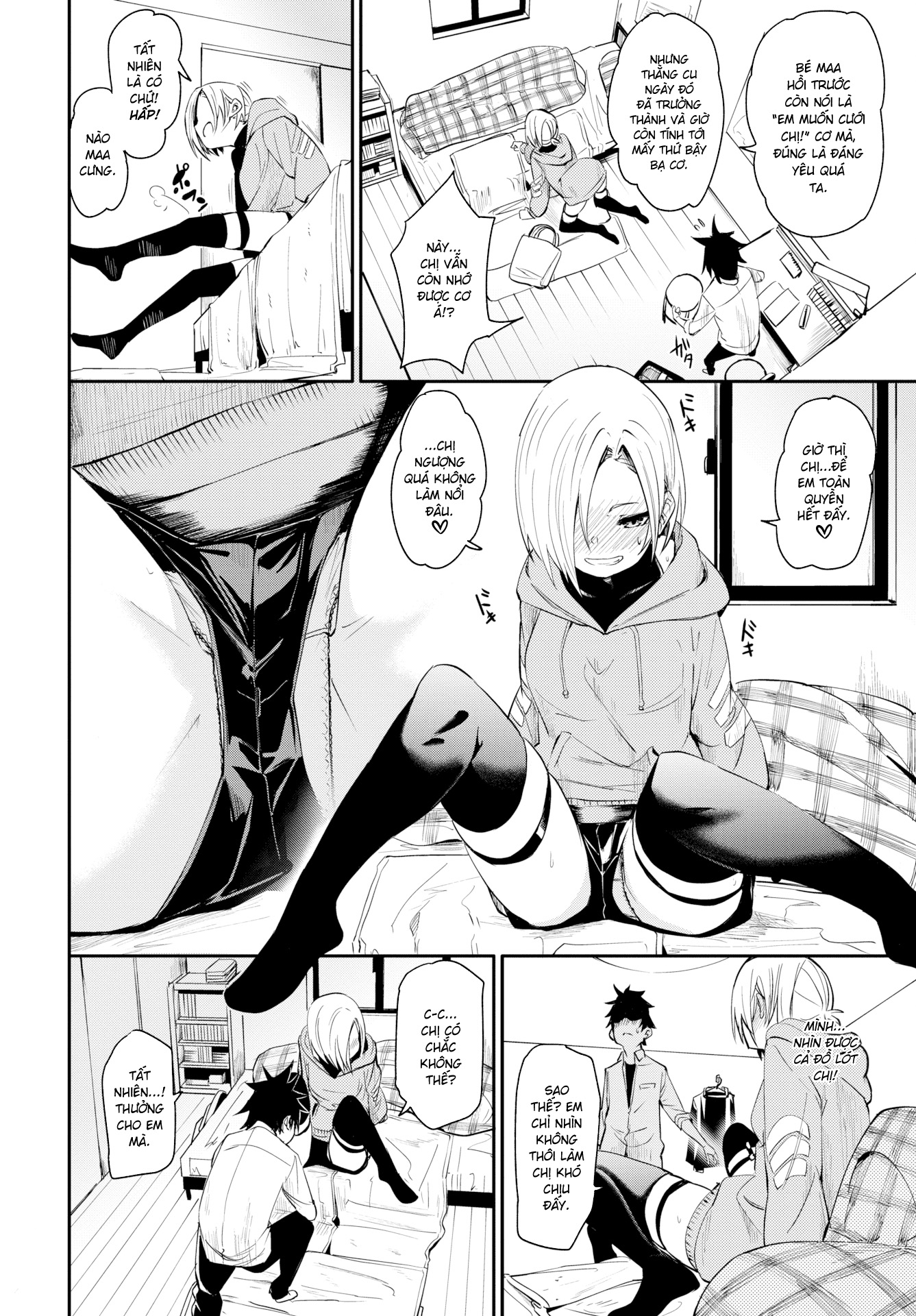 Đọc truyện hentai Để chị dạy em nha! - Chap 1