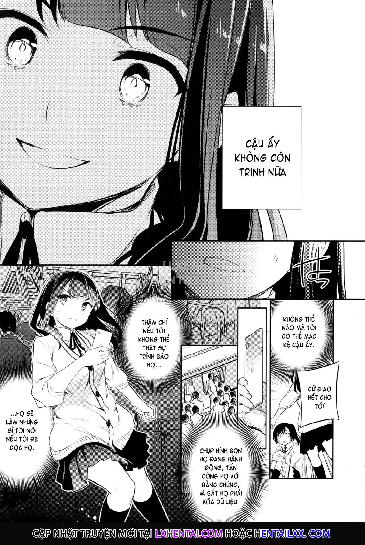 Đọc truyện hentai Sayuri - Kareshi to Hatsu H Mokuzen ni Chikan ni NTR-reta Shoujo - Chap 4 ~Getting Fucked With The Girl She Tried To Save