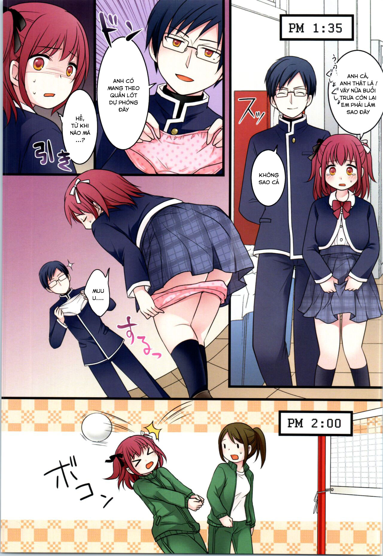 Đọc truyện hentai TS Shite Onitatchi no Seiyokushori Kakari ni natta tachi no toaru Ichinichi - Oneshot