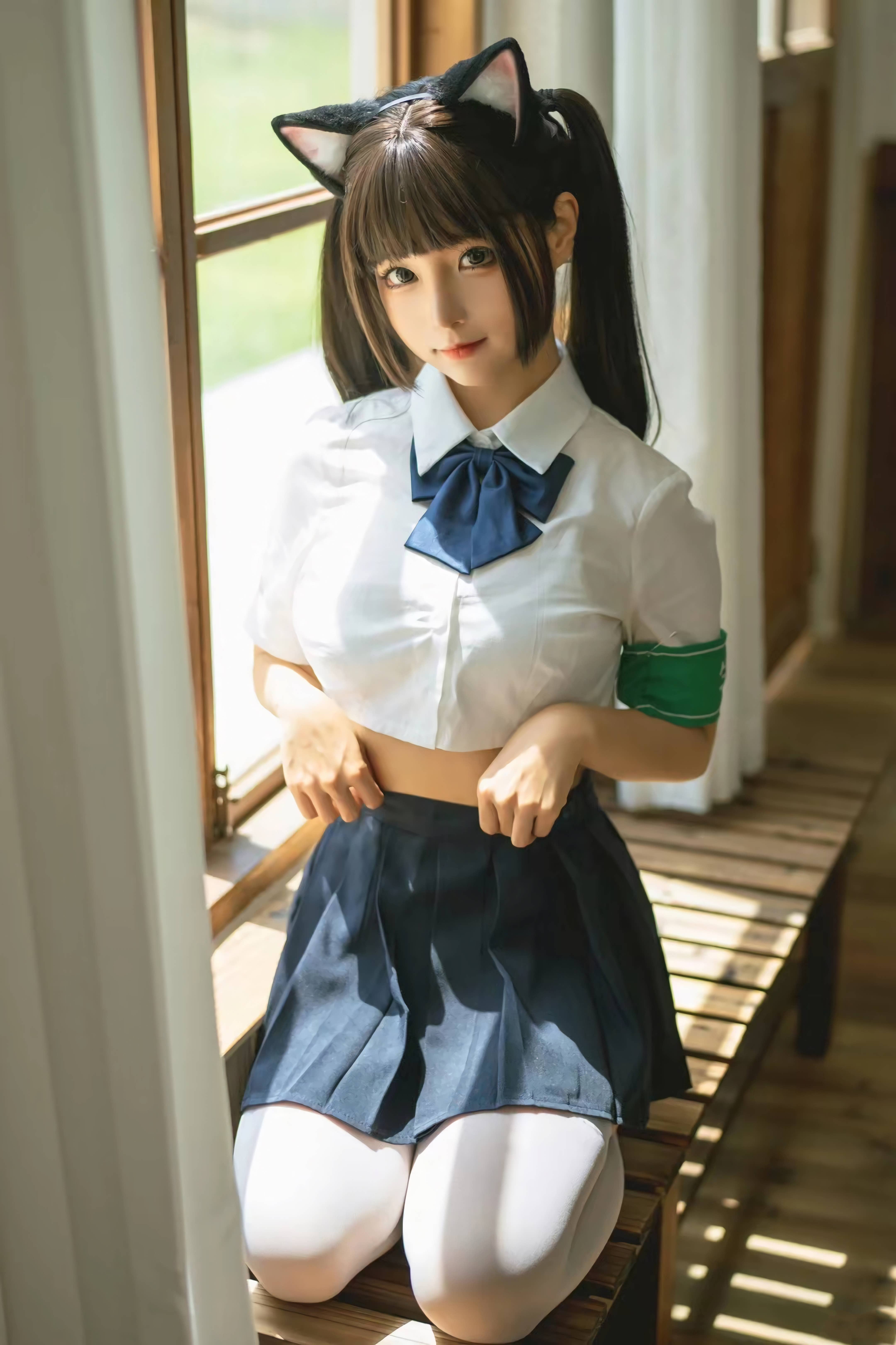 Đọc truyện hentai Tuyển tập Albums siêu phẩm Cosplay - Chap 1319 - Stupid Momo – About my junior being a catgirl