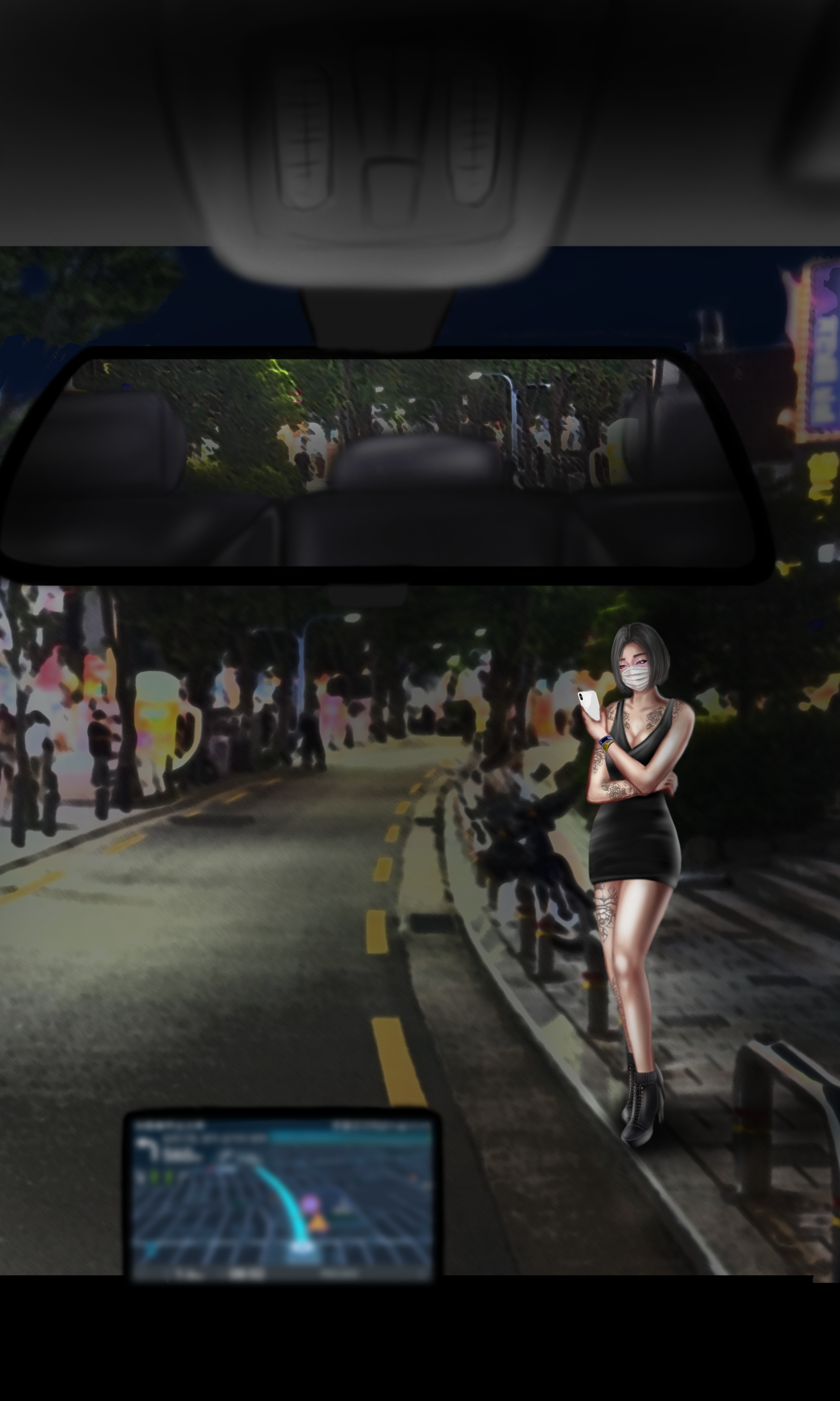 Đọc truyện hentai Night Taxi - Oneshot