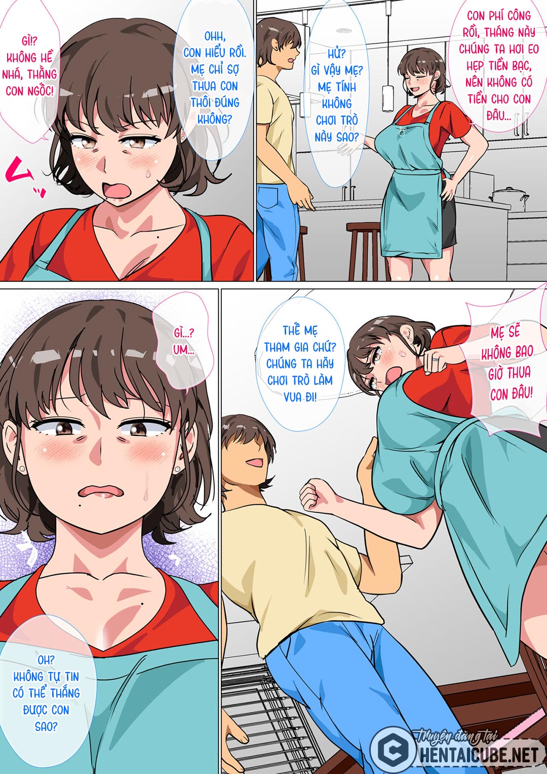 Đọc truyện hentai Tôi ra lệnh cho mẹ làm tình với mình trong trò chơi làm vua - Oneshot