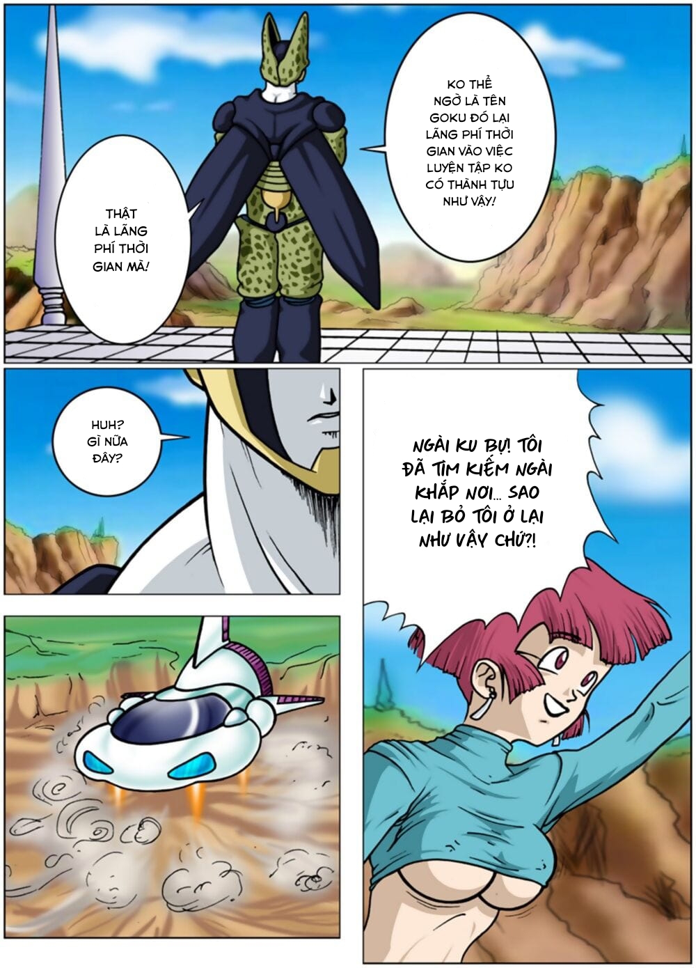 Đọc truyện hentai Giờ mới biết trước ngày đánh với cell goku luyện tập thế nào - Chap 1