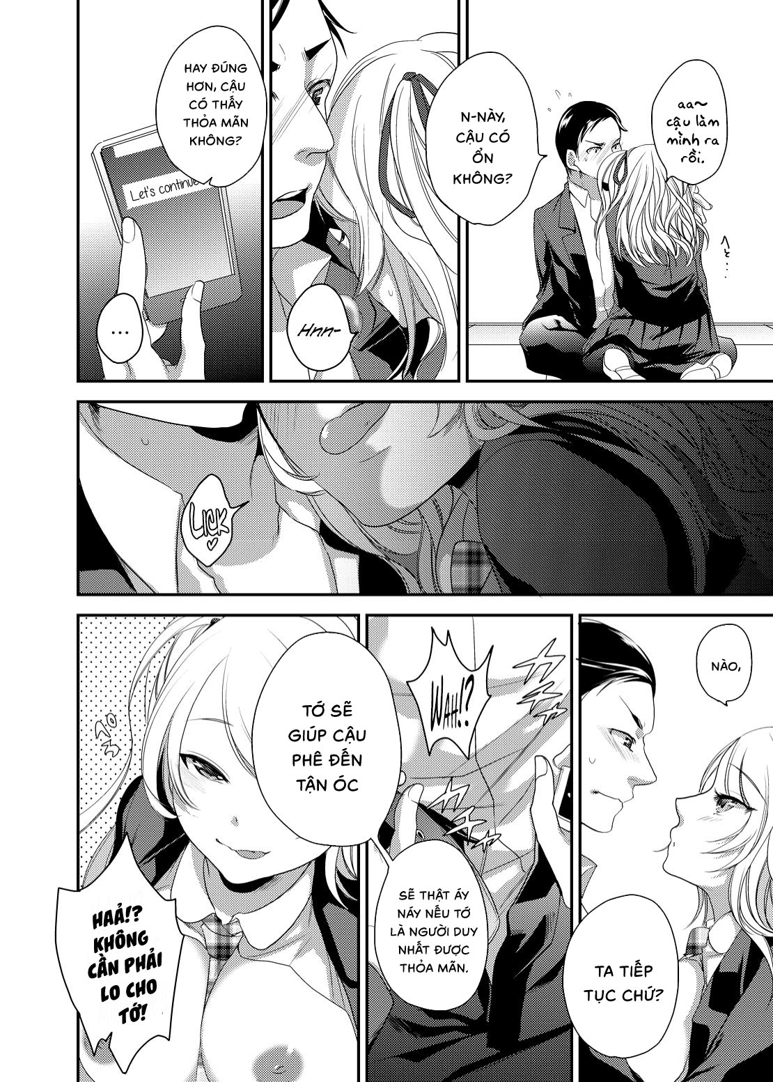 Đọc truyện hentai Netorase Bitch ~Kareshi No Tame Ni Hoka No Otoko De Ikikuruu Joshikousei.~ - Oneshot