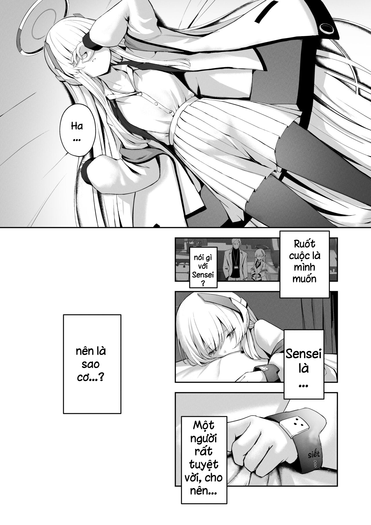 Đọc truyện hentai Noa nhận thấy Yuuka và Sensei ngày càng thân thiết - Oneshot