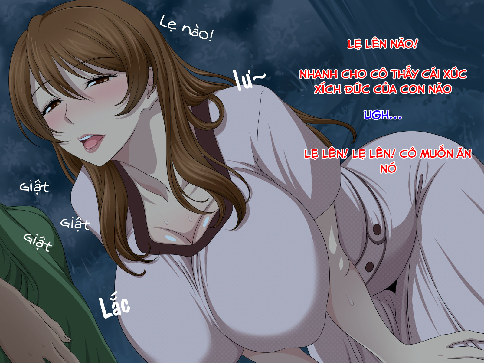 Đọc truyện hentai Oba-san to Oikko no Love Love Haramase Natsuyasumi - Chap 5
