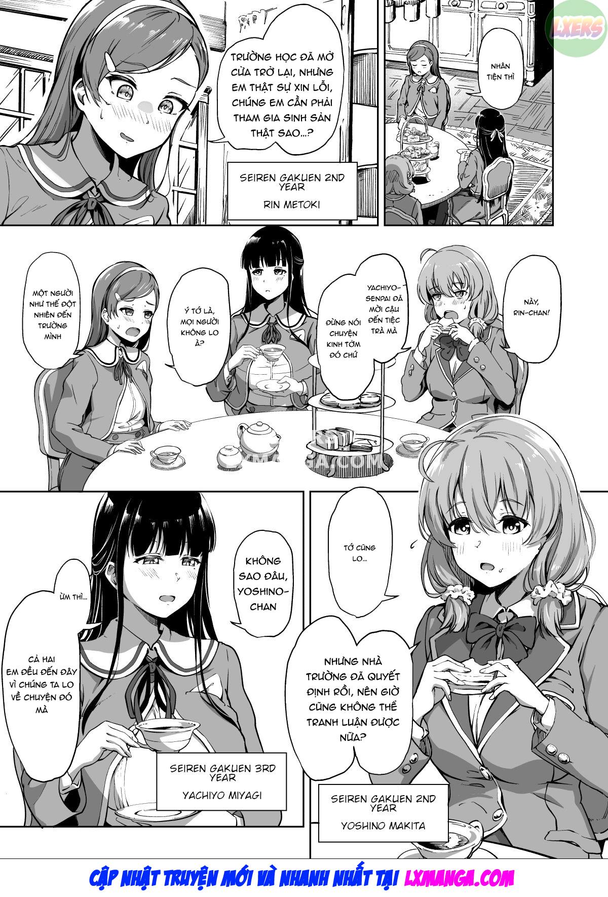 Đọc truyện hentai Học viện giao phối miễn phí - Chap 2 - [END]