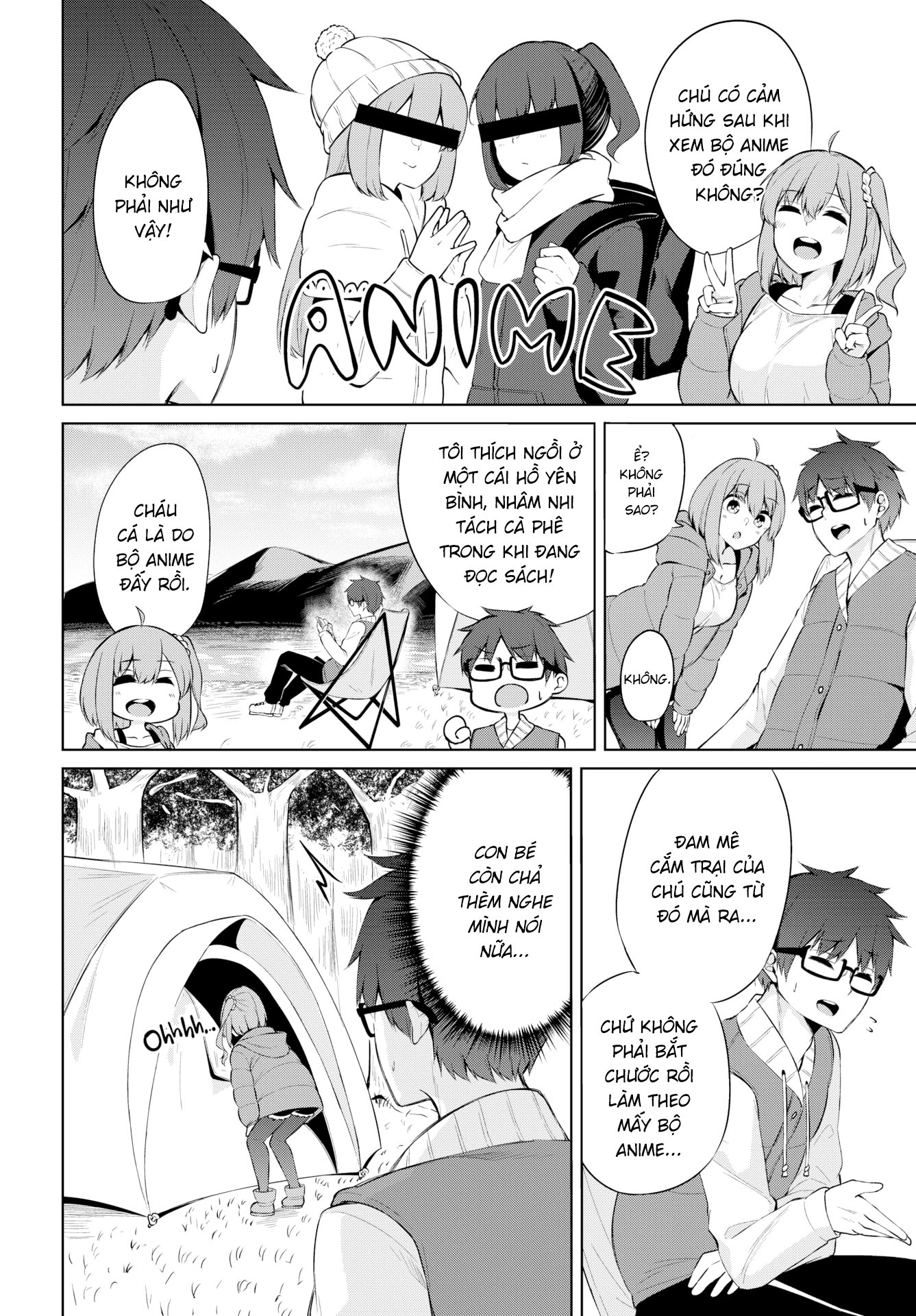 Đọc truyện hentai Nhật kí của CLB cắm trại - Chapter 1