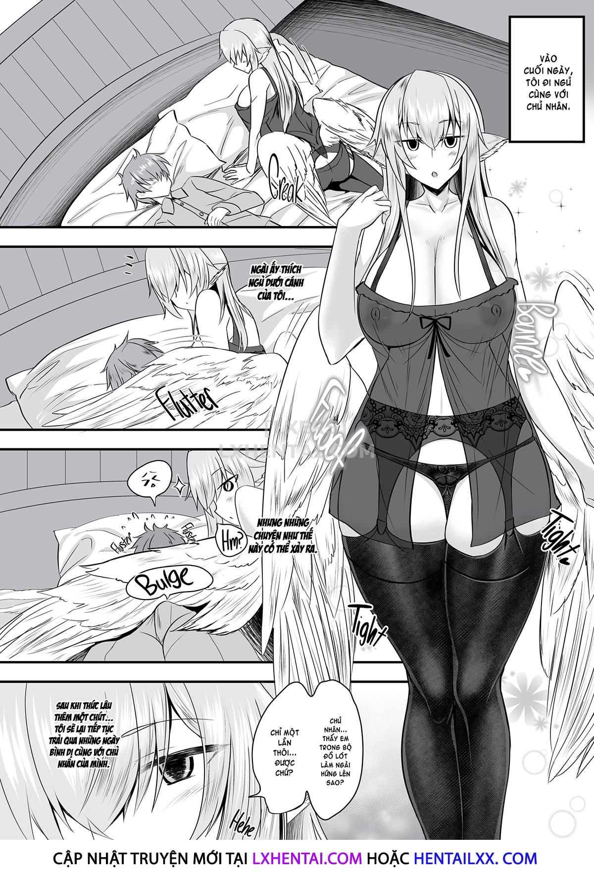 Đọc truyện hentai Feathery Maid Miss Yachiyo - Oneshot