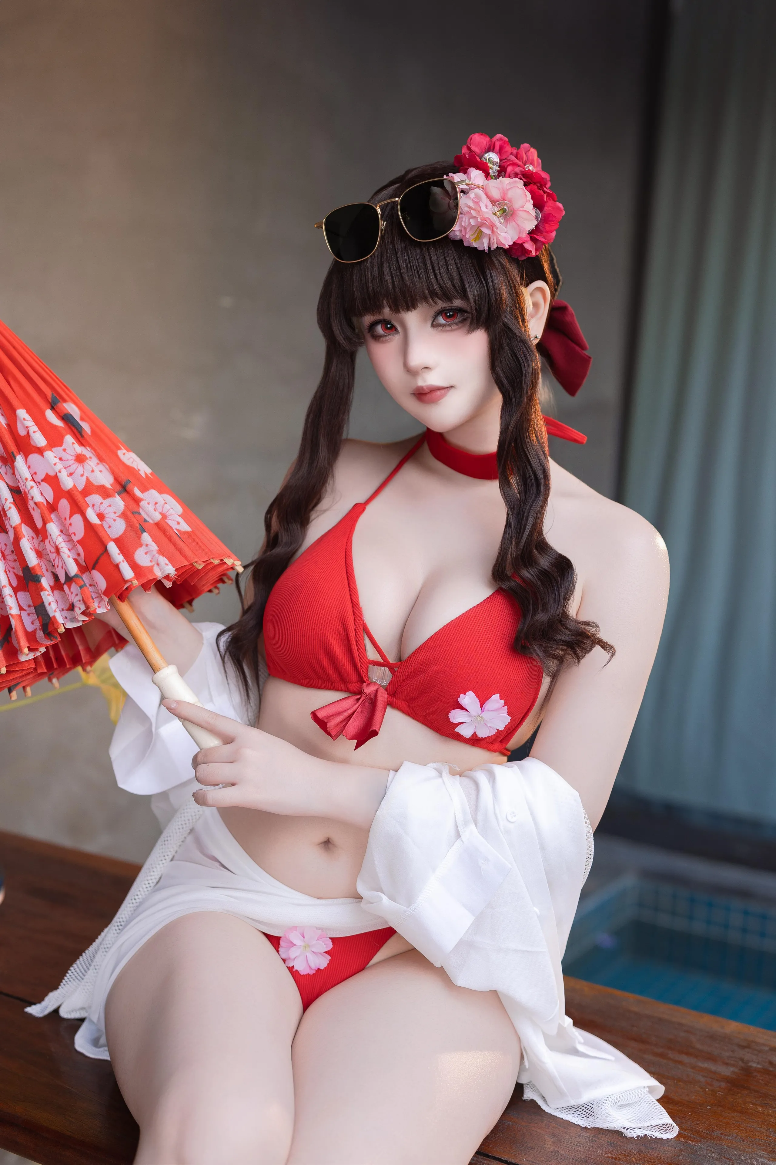 Đọc truyện hentai Tuyển tập Albums siêu phẩm Cosplay - Chap 966 - Fish - Sakura Swimsuit