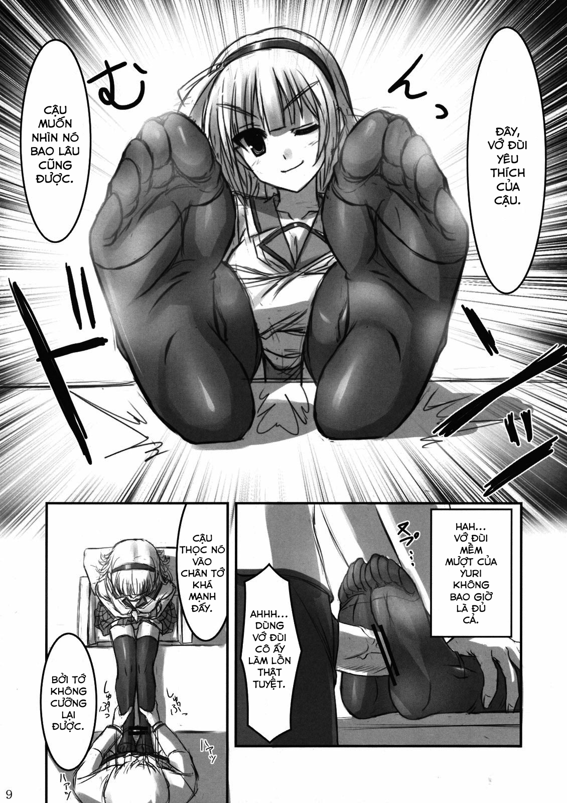 Đọc truyện hentai Angel Kneeso! (Angel Beats) - Oneshot