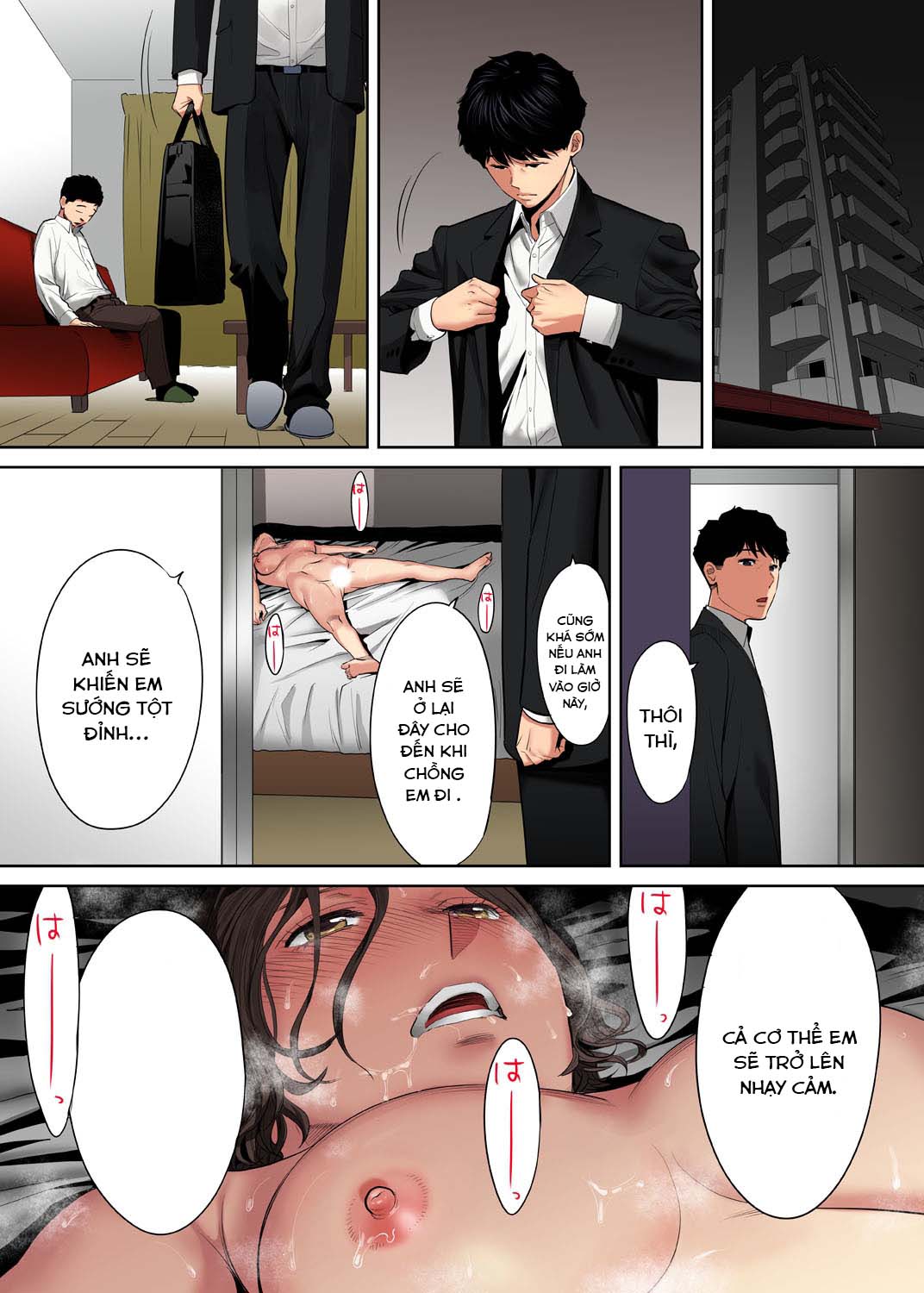 Đọc truyện hentai Cấp dưới của chồng làm tôi ra lênh láng... Ngoại tình thật là sướng đến điên đảo. - Chap 8