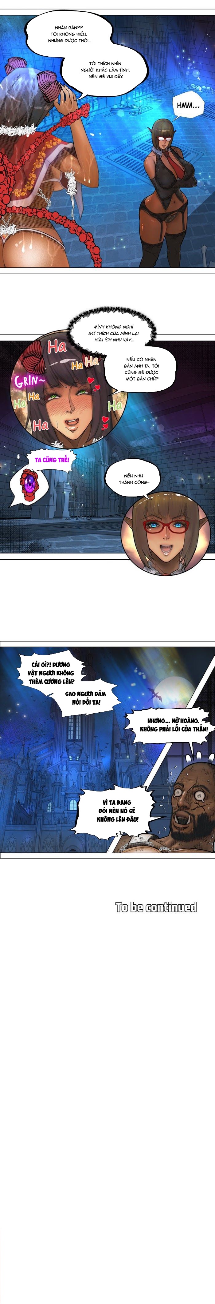 Đọc truyện hentai Nữ Hoàng Dark Elf Và Nô Lệ Orc - Chap 5