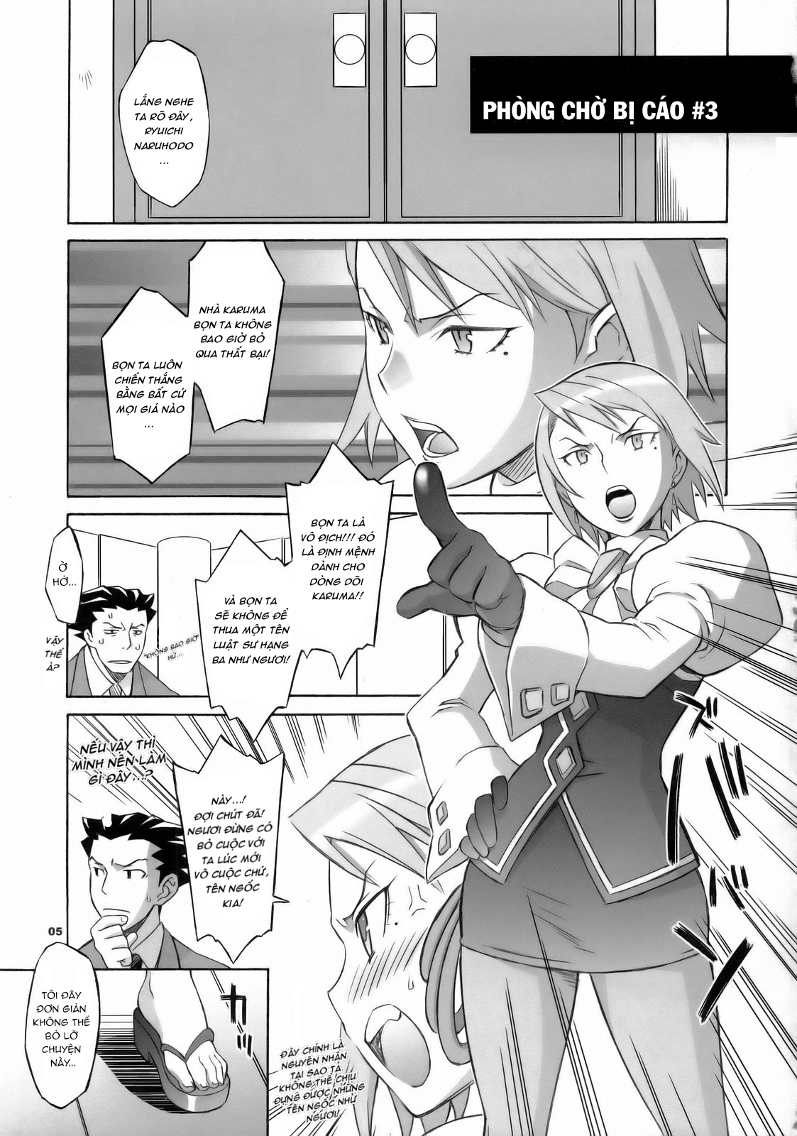 Đọc truyện hentai Cuộc chơi trước phiên toà - Oneshot