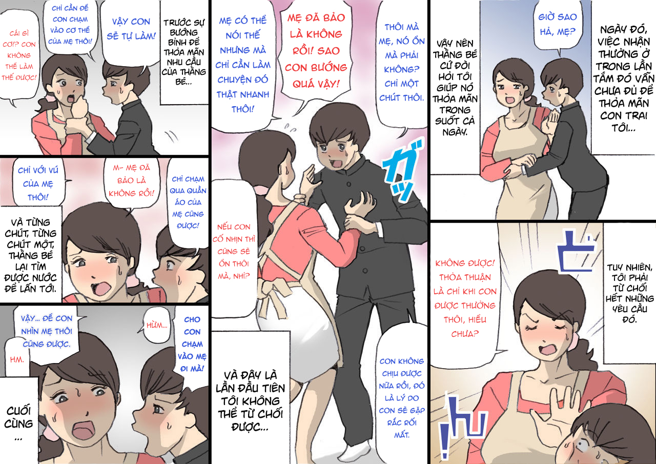 Đọc truyện hentai Okaa-san wa Homete Nobasu Kyouiku Houshin - Chap 1.1