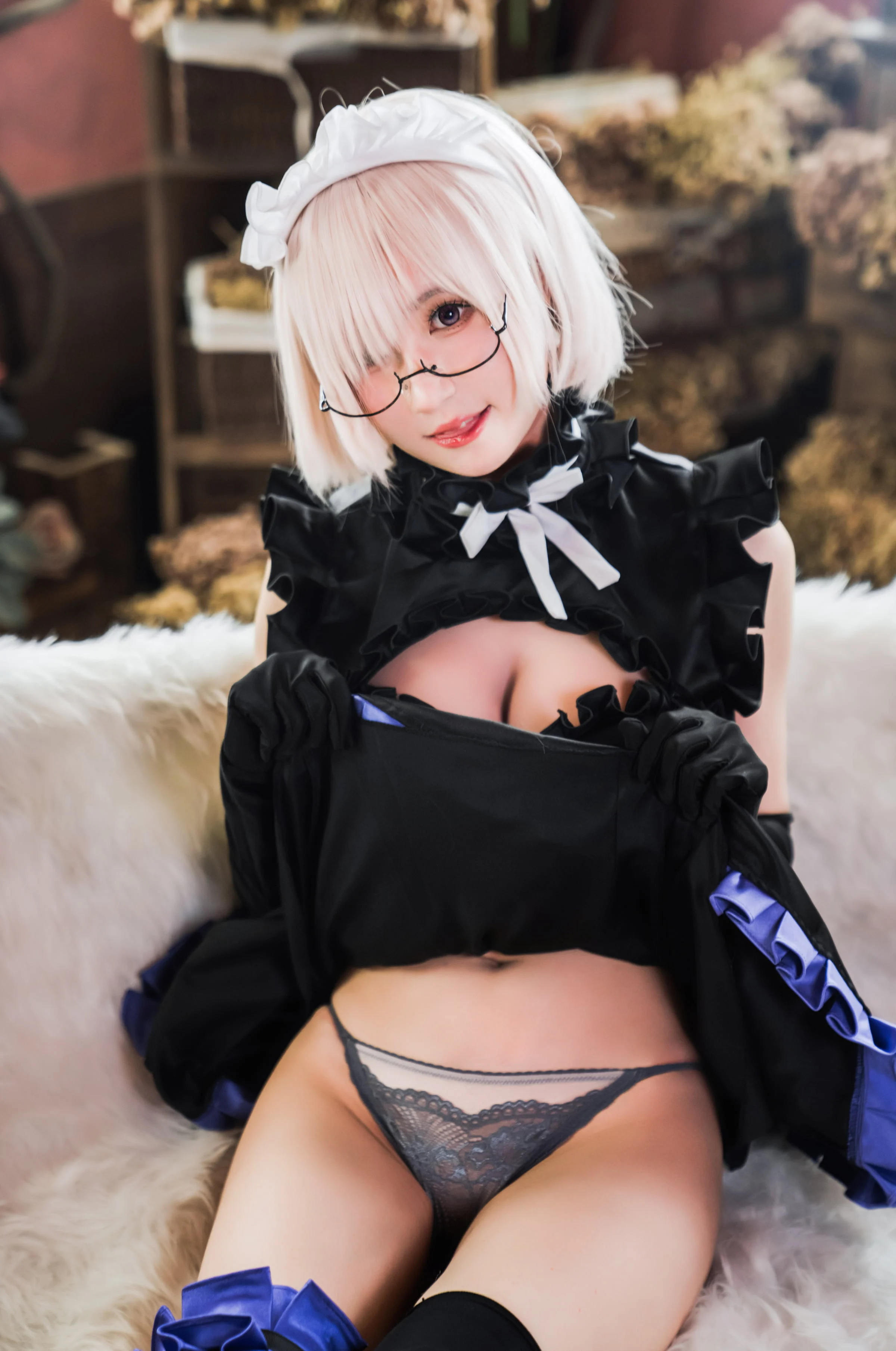 Đọc truyện hentai Tuyển tập Albums siêu phẩm Cosplay - Chap 737 - [Saionji Nanka] Mashu Maid Outfit