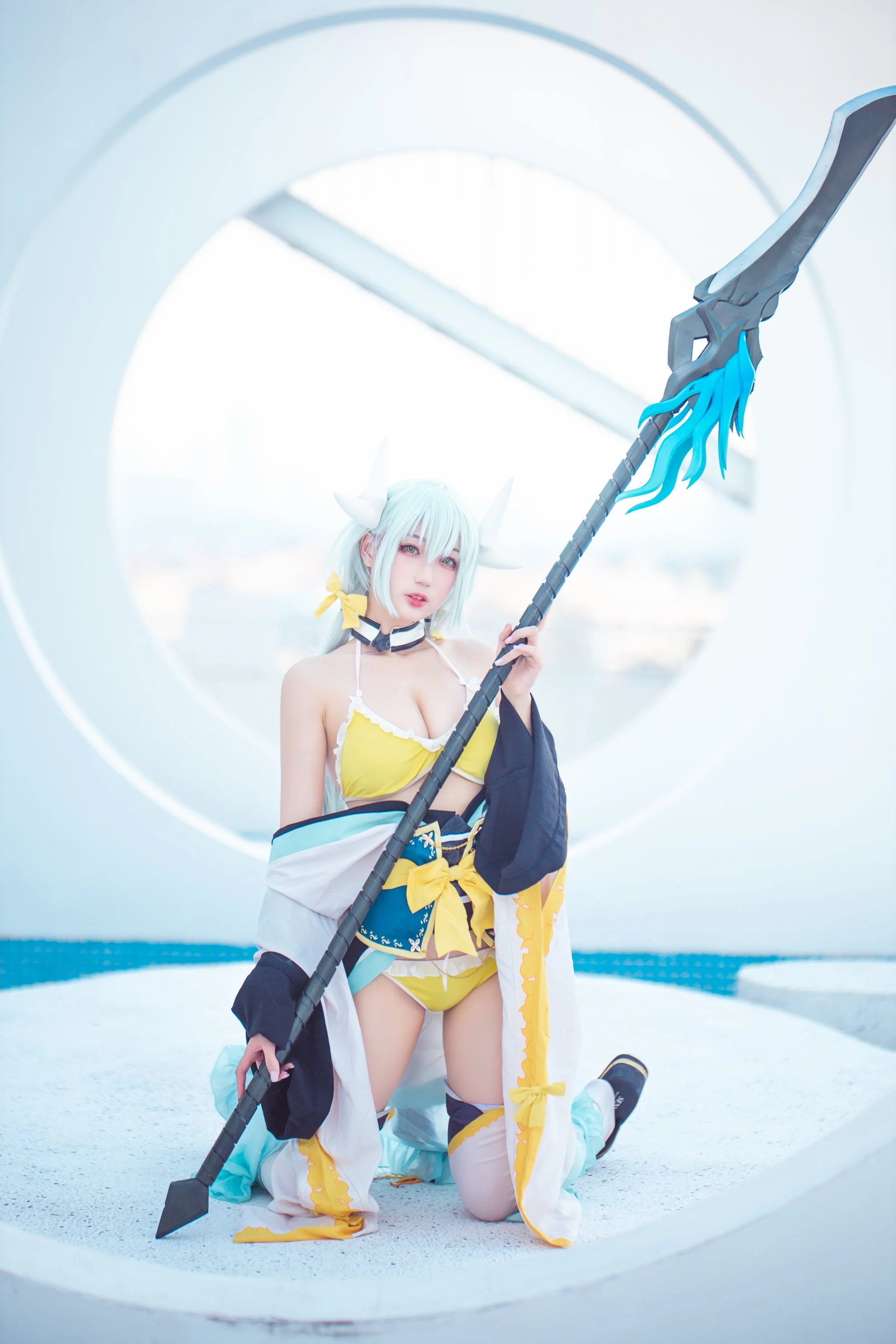 Đọc truyện hentai Tuyển tập Albums siêu phẩm Cosplay - Chap 888 - Zhou Ji is a cute rabbit NO.031 Qing Ji