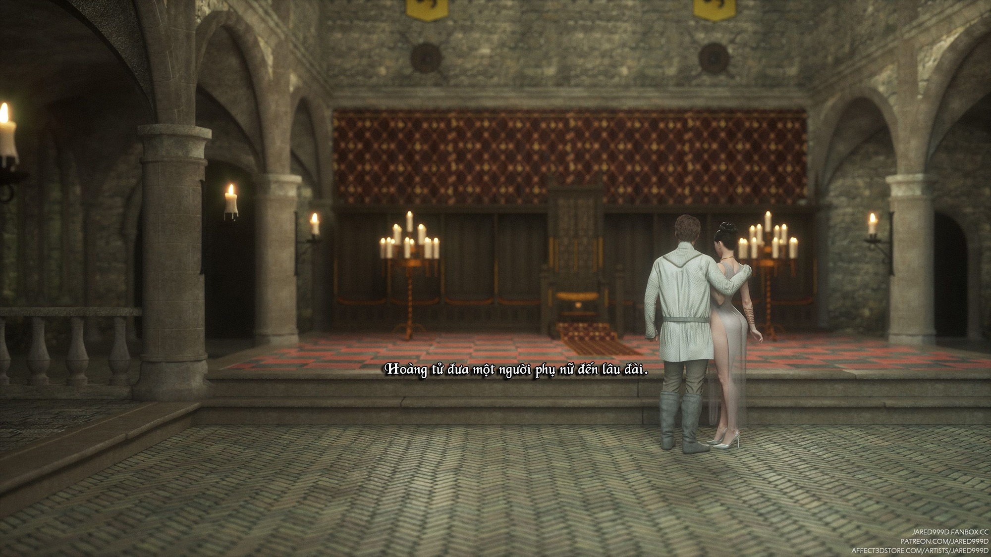 Đọc truyện hentai Fallen Lady - Vol 1 - Chap 3: Em phải là hoàng hậu của ta.