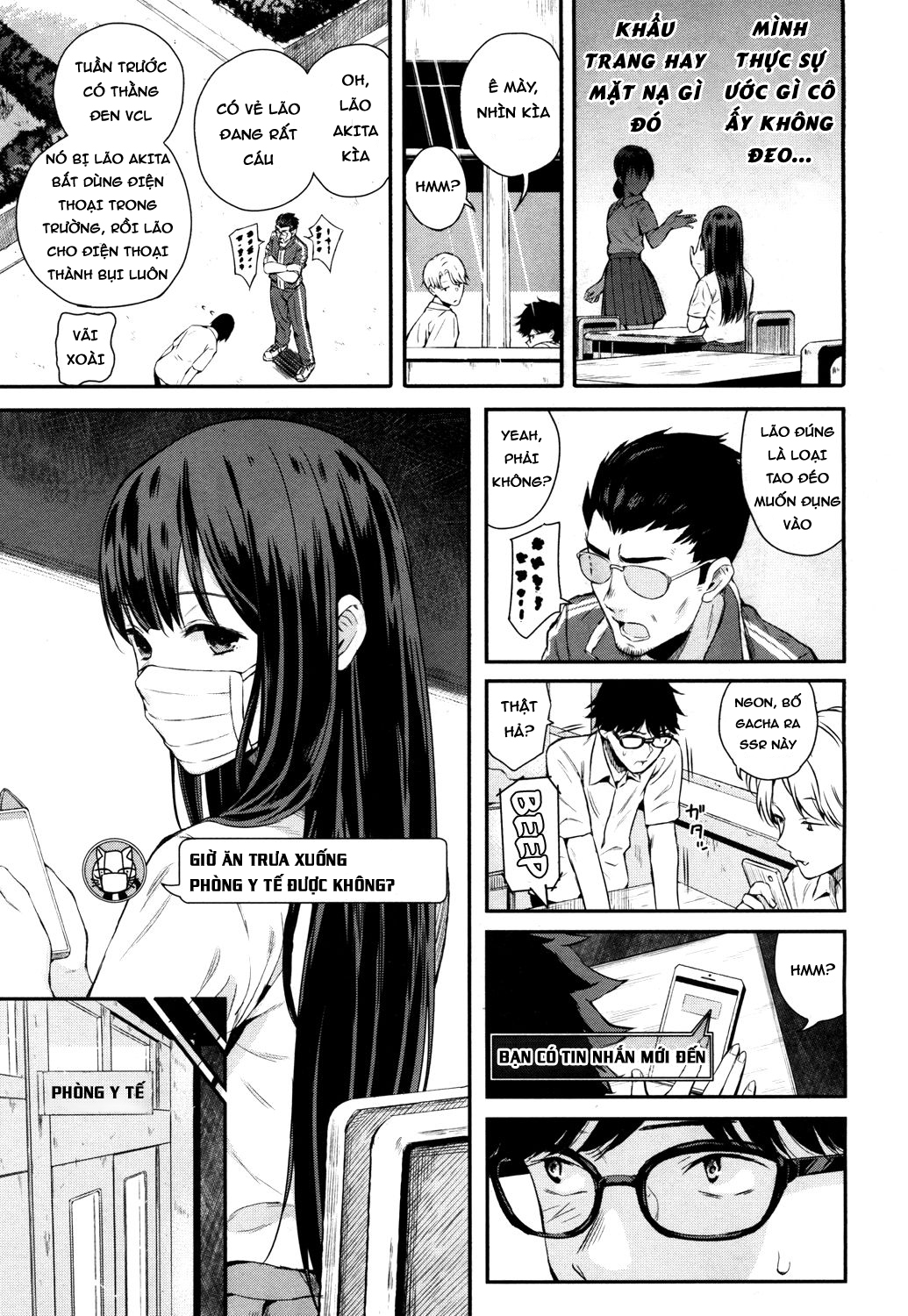 Đọc truyện hentai Wakatsuki, Mask wo Totteyo! - Chap 1