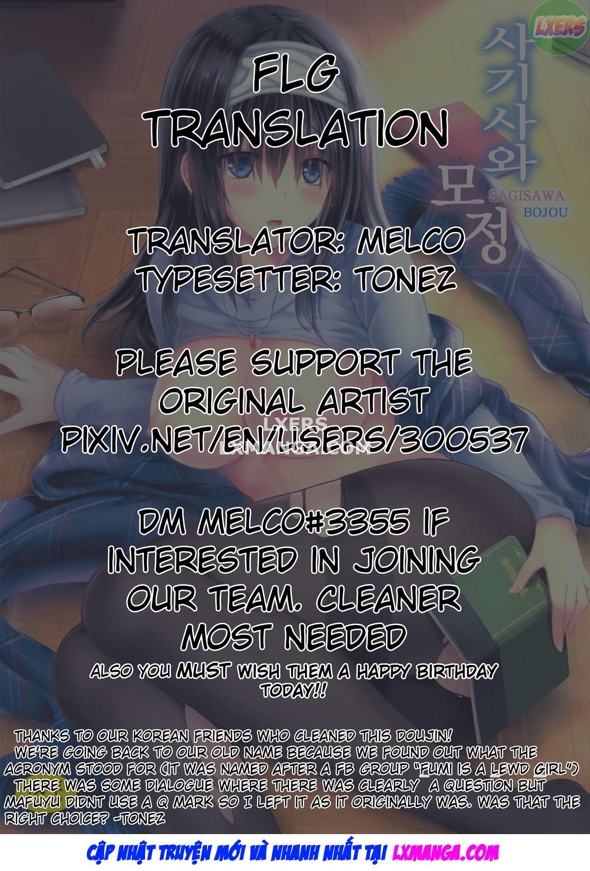 Đọc truyện hentai Sagisawa Bojou - Oneshot