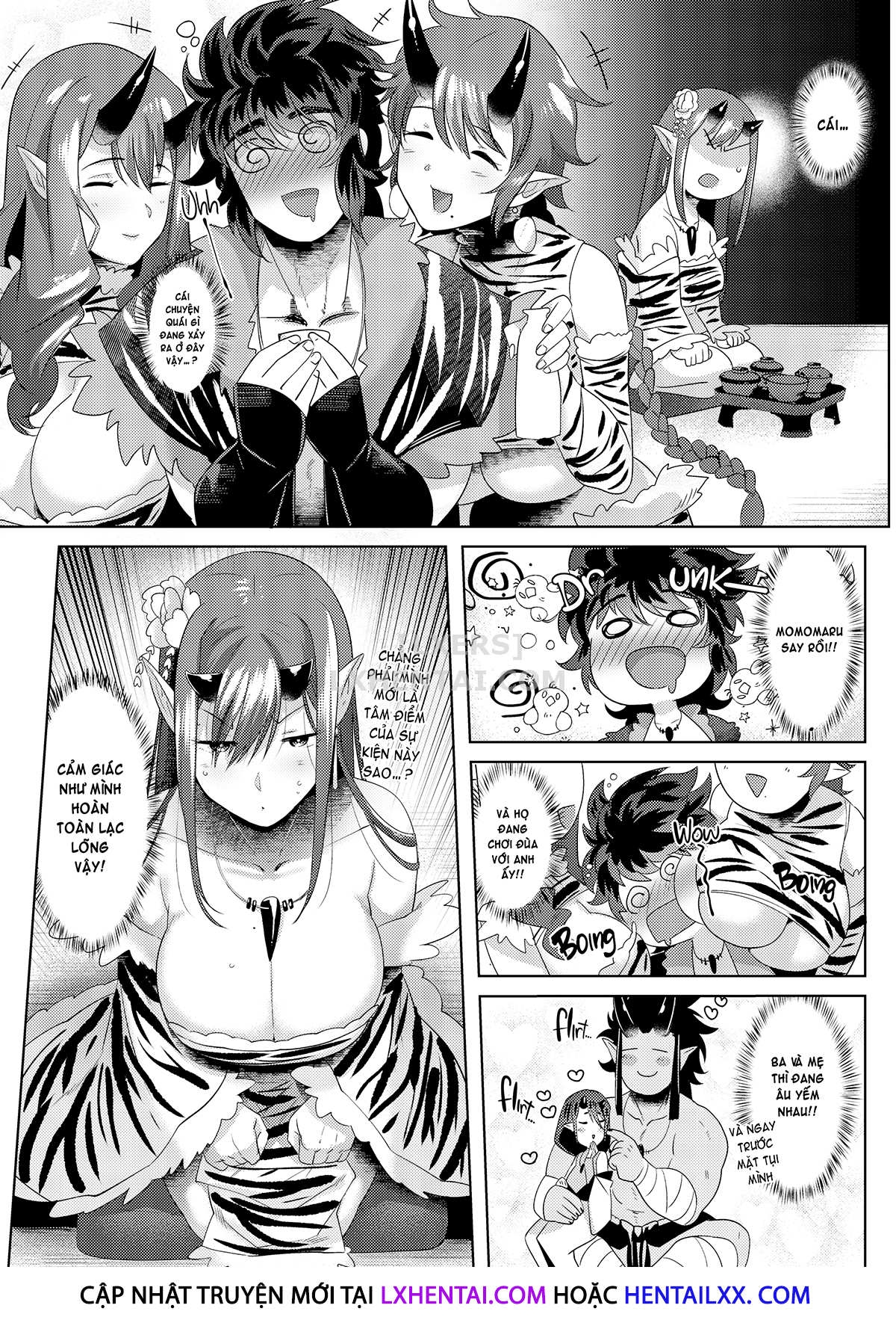 Đọc truyện hentai The Oni and the Fresh Peach - Chap 2 - The Marriage