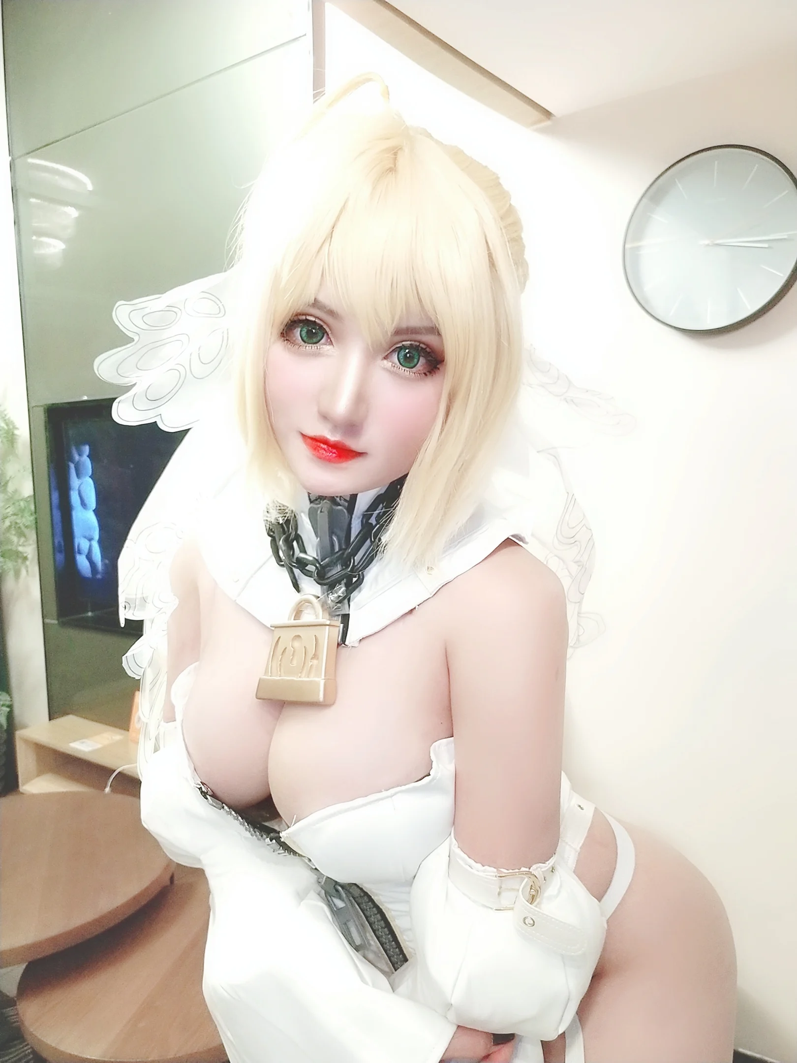 Đọc truyện hentai Tuyển tập Albums siêu phẩm Cosplay - Chap 446 - Summer Pigeon - Nero Bride