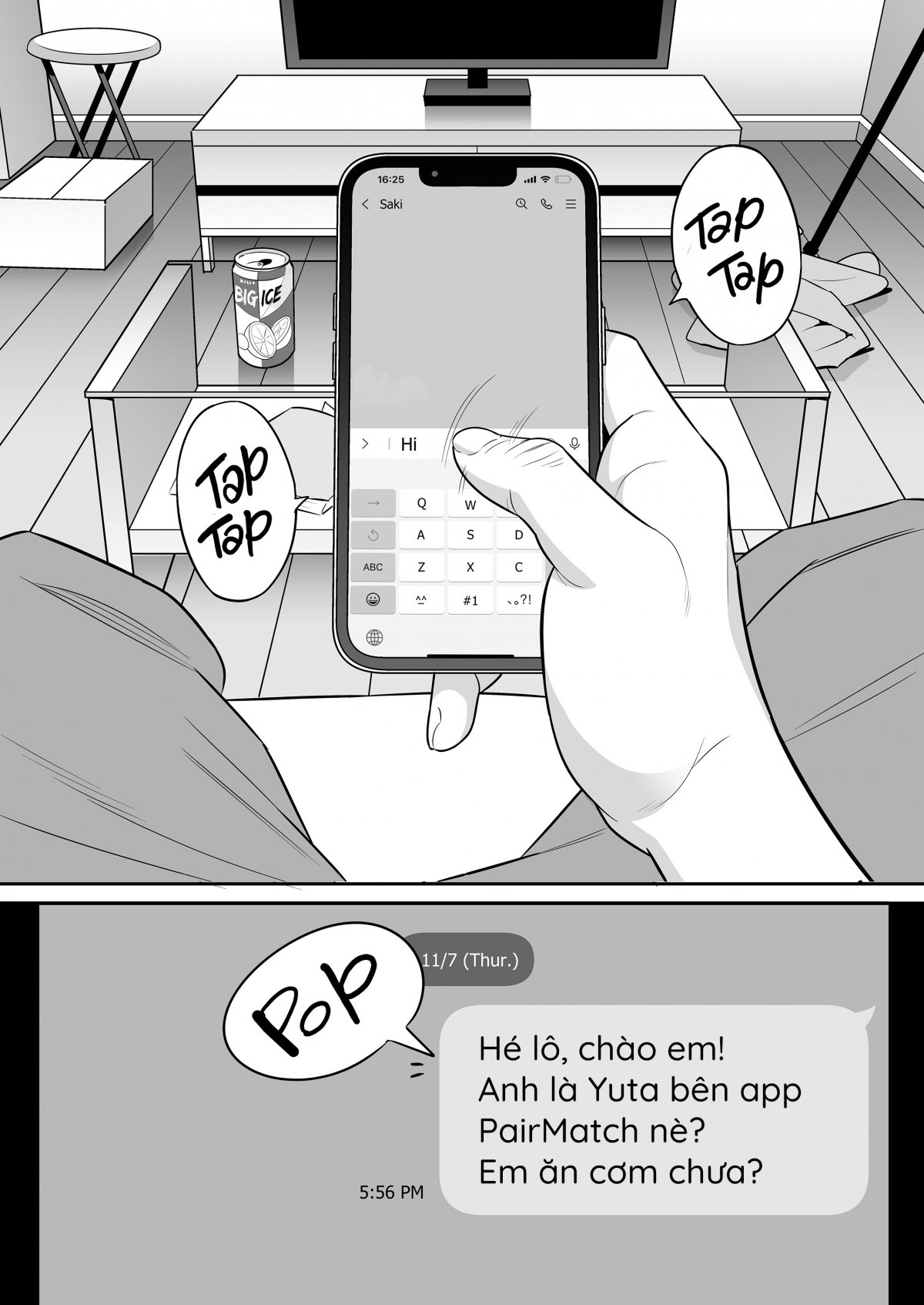 Đọc truyện hentai Lướt Tinder, Tôi chịch luôn vợ người ta. - Oneshot [Không che]