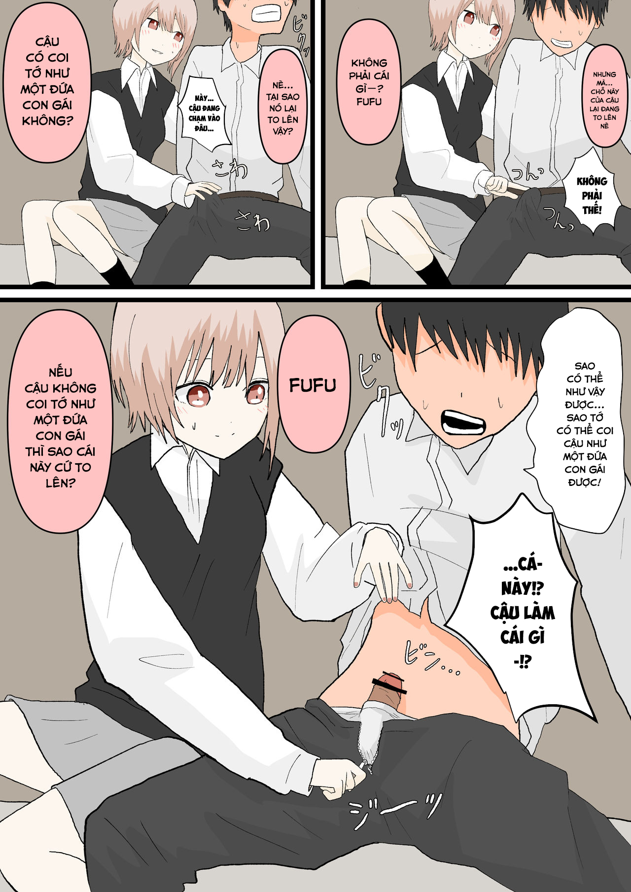 Đọc truyện hentai Người bạn thời thơ ấu và con chó - Oneshot