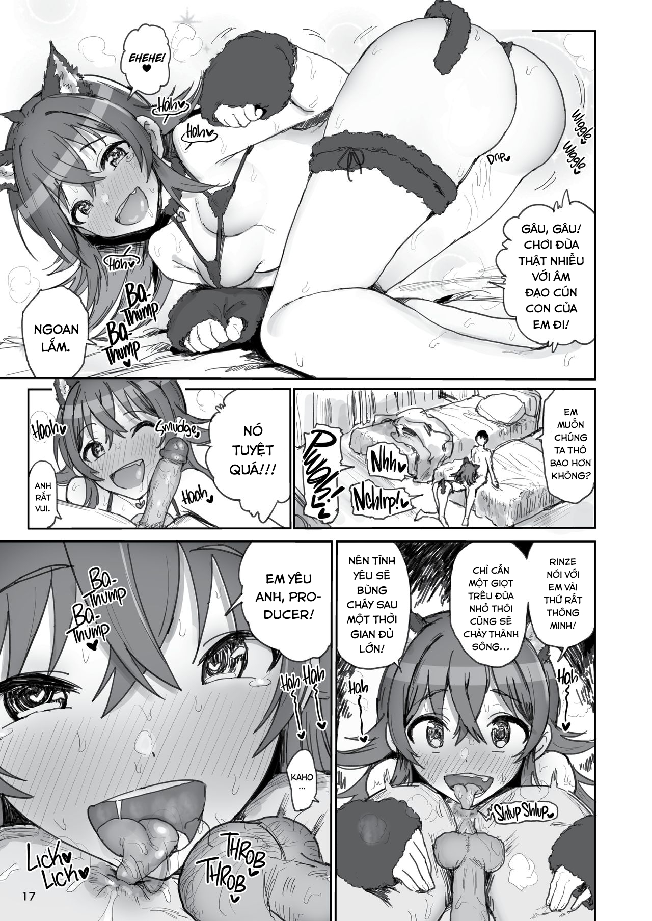 Đọc truyện hentai Komiya Kaho VS Producer Super Namahame Koubi Daikessen! (THE iDOLM@STER: Shiny Colors) - Oneshot