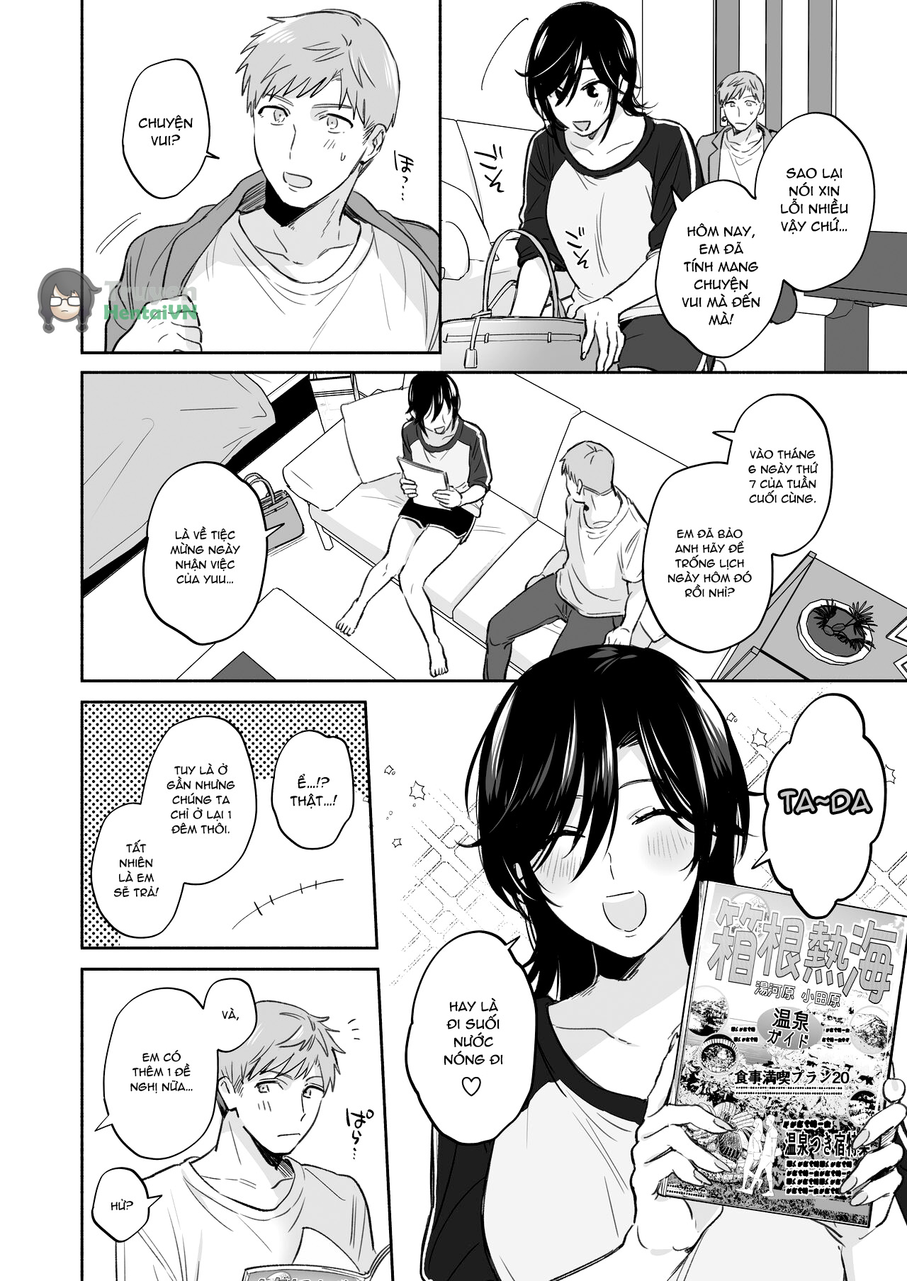 Đọc truyện hentai Suki Araba Kareshi no Seiheki o Yugametai! ~Gaman Genkai!! Icha Love Onsen Ryokou~ - Oneshot