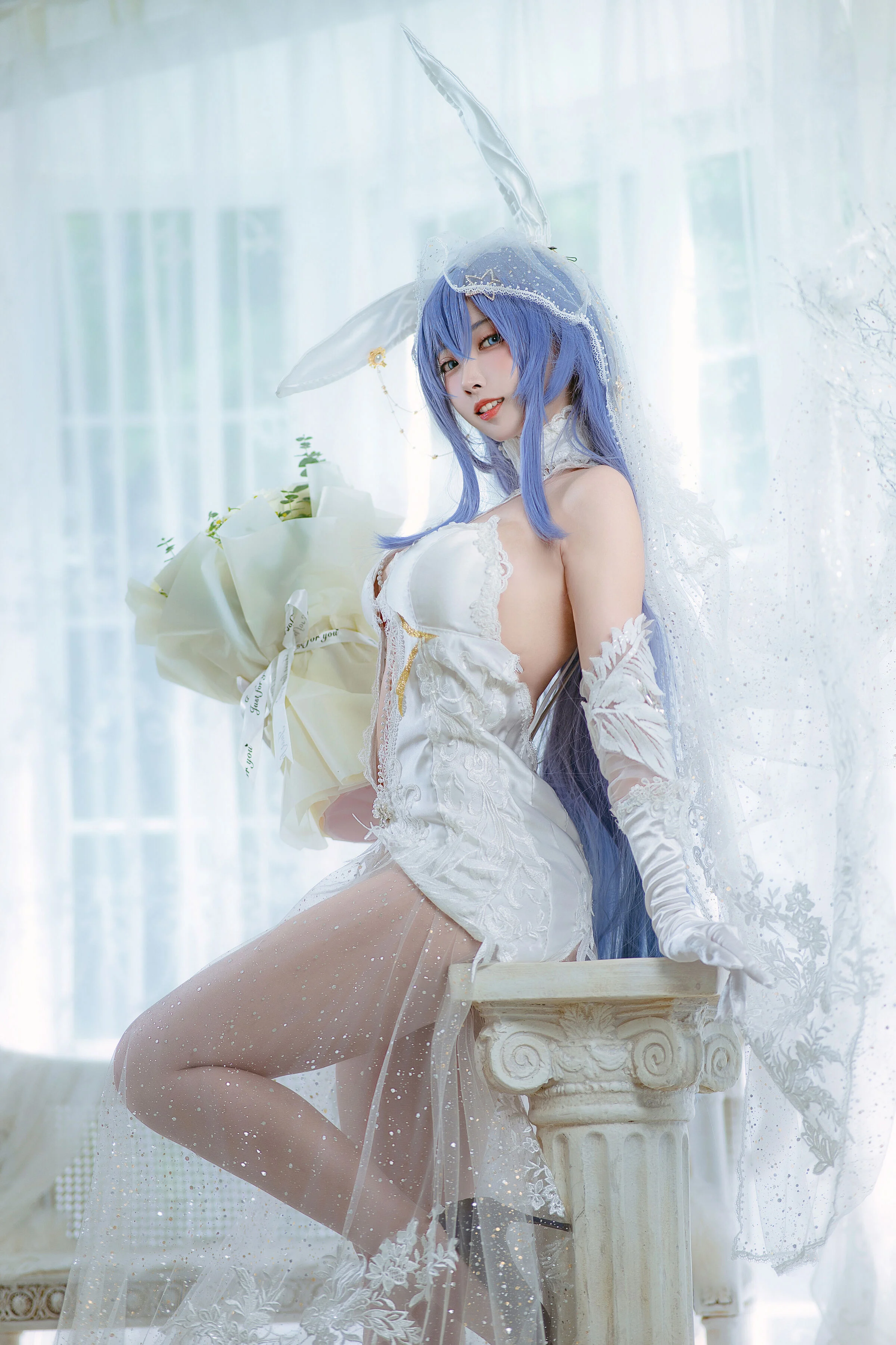 Đọc truyện hentai Tuyển tập Albums siêu phẩm Cosplay - Chap 515 - Sakura Miyamoto Flower Garden Bride