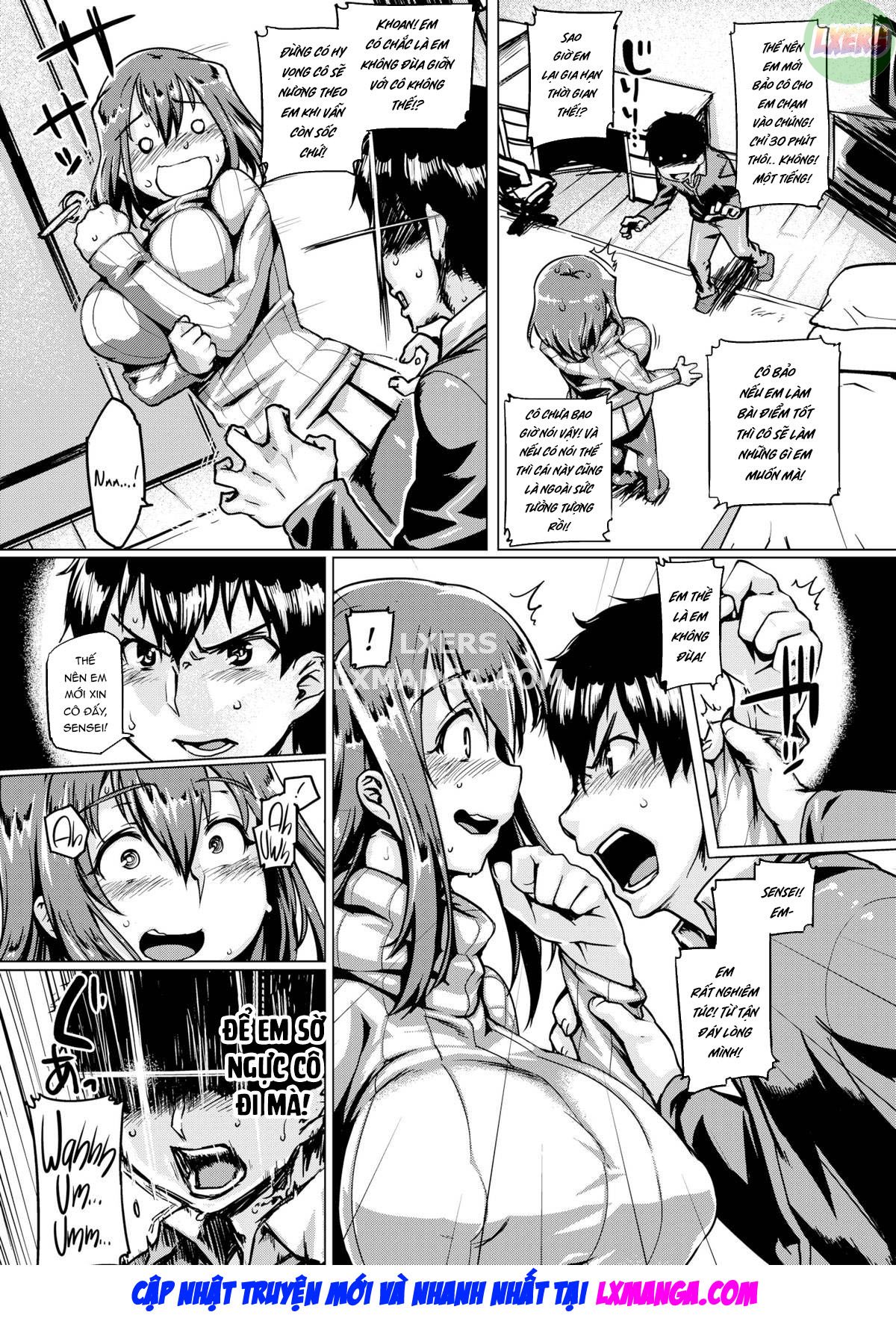 Đọc truyện hentai Ngực của gia sư - Oneshot