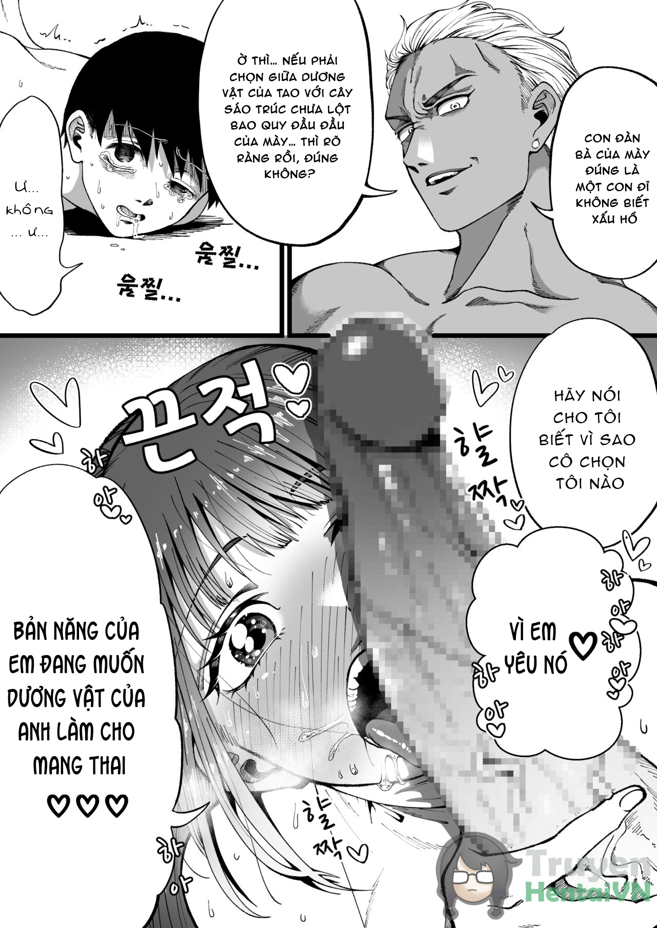 Đọc truyện hentai Boy tóc vàng cùng nữ sinh Hàn quốc - Oneshot