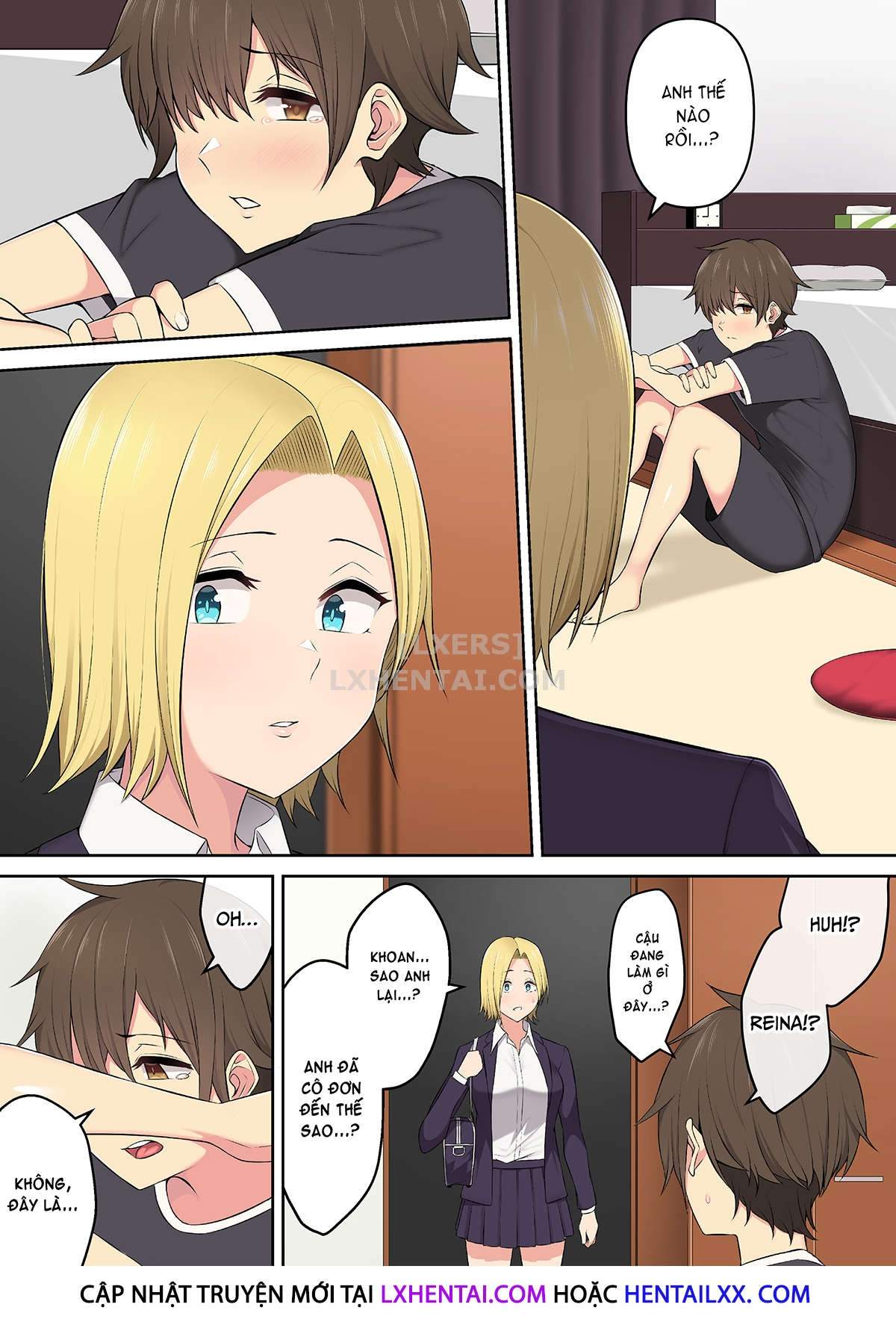 Đọc truyện hentai Imaizumi đưa cả bầy Gyaru về nhà mình - Chap 3