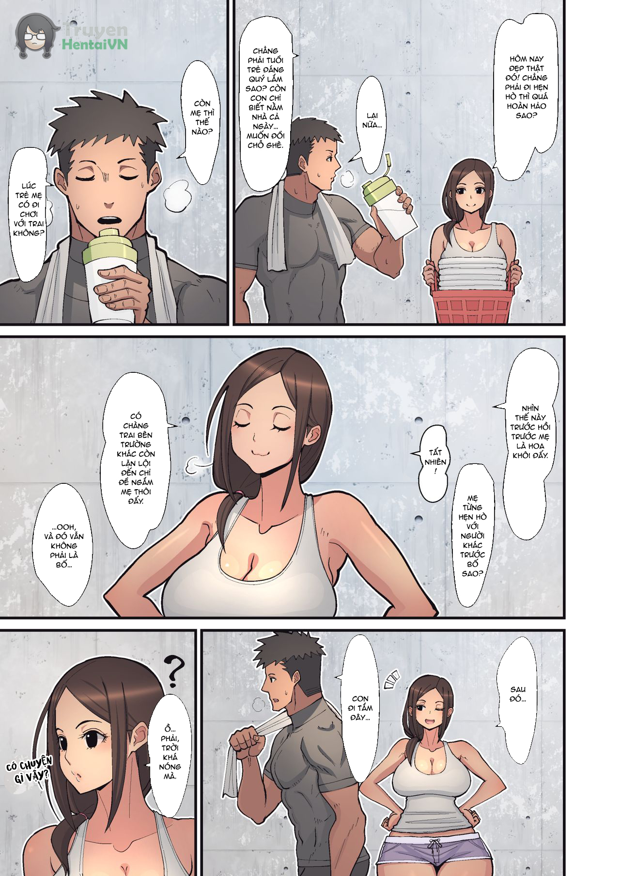 Đọc truyện hentai Lý do tôi trở thành nhân viên từ mẹ tôi - Oneshot