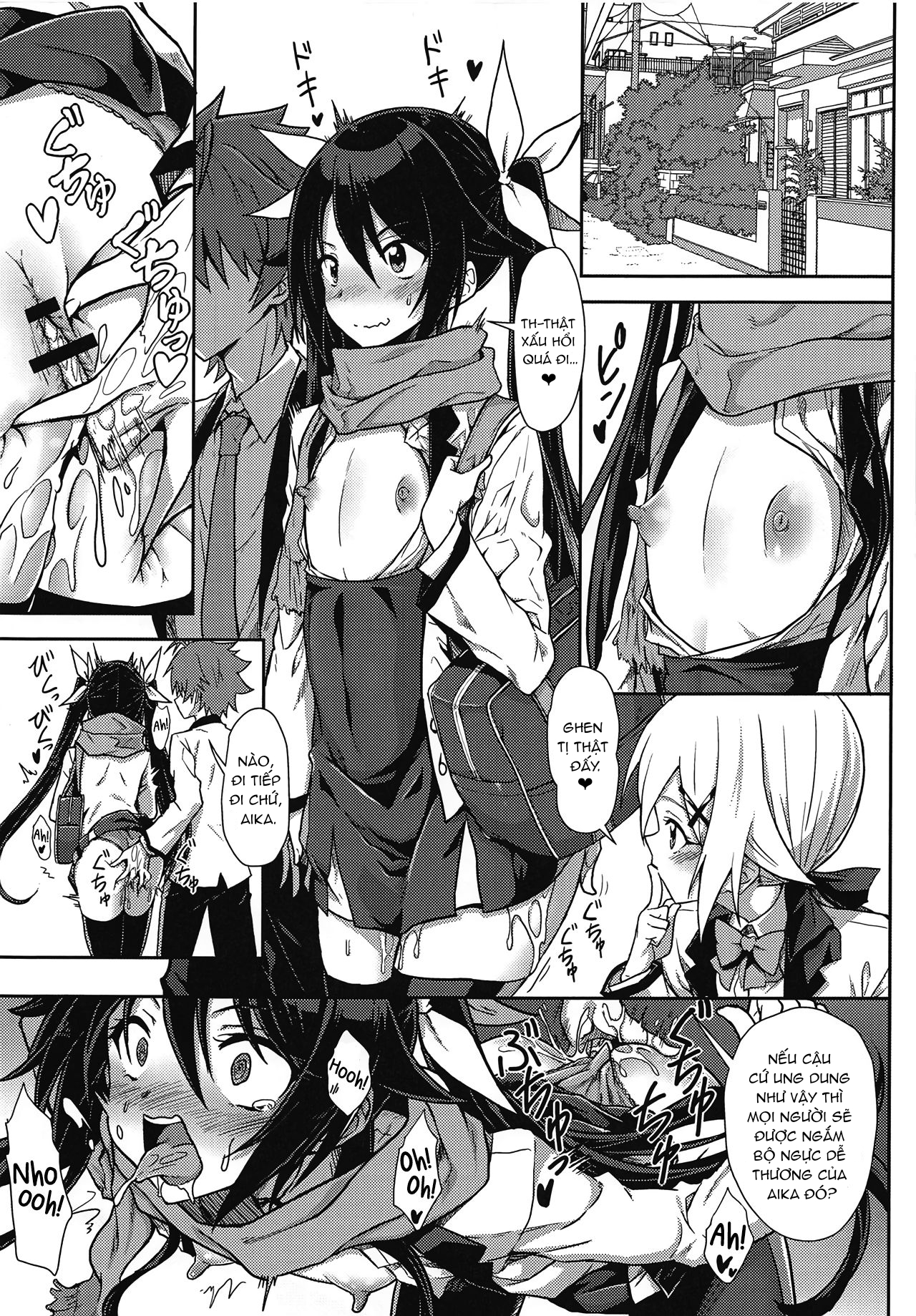 Đọc truyện hentai A day in the life of the small tittied Aika-san and her sensitive nipples - Oneshot