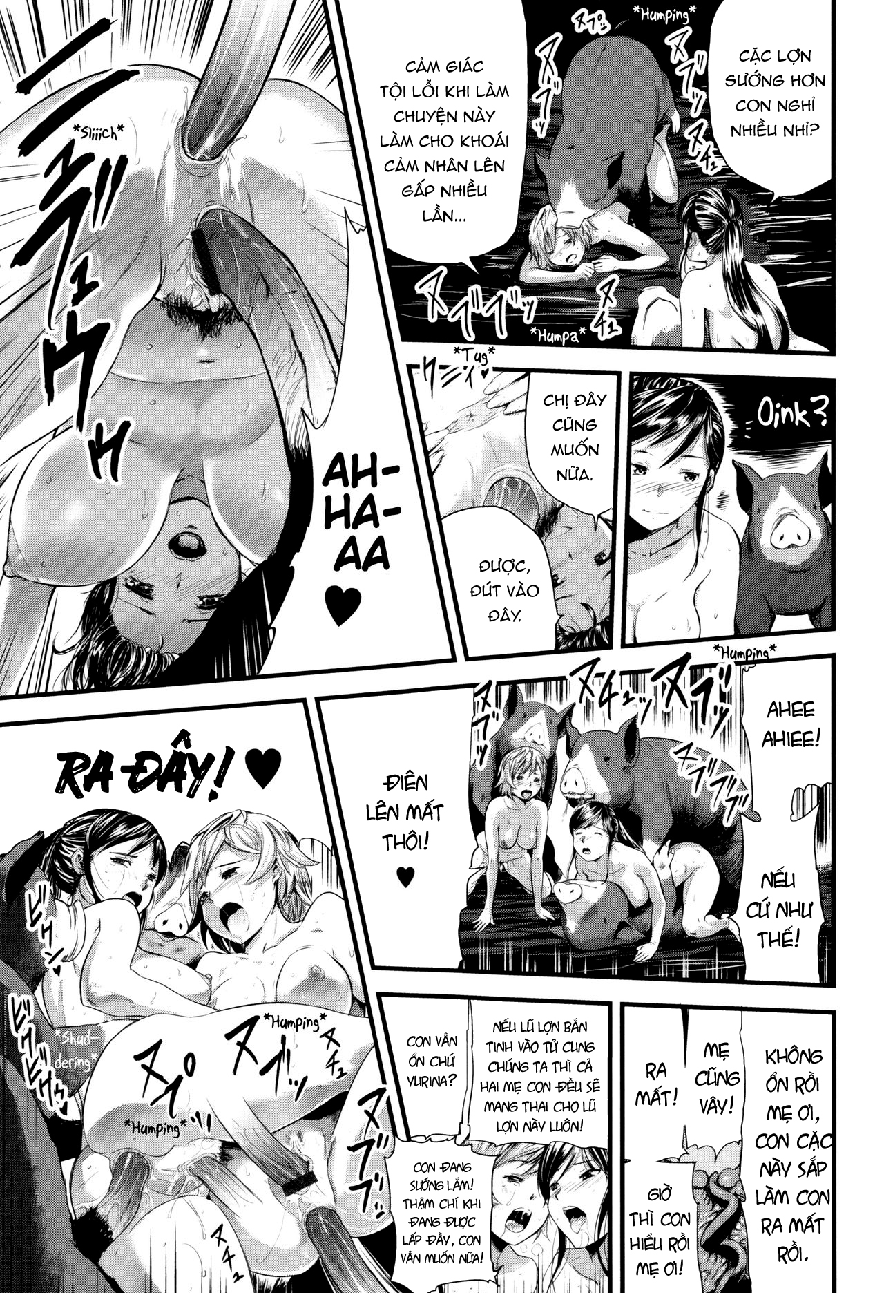 Đọc truyện hentai Mẹ con nhà lợn - Oneshot
