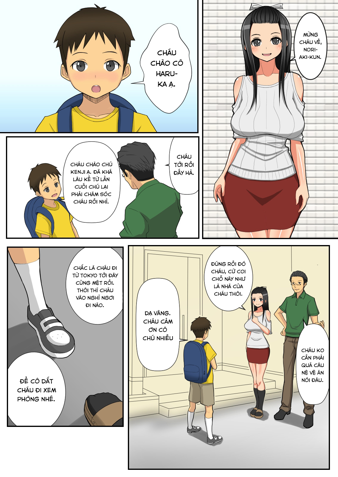 Đọc truyện hentai Noriaki-kun to Haruka-san - Oneshot