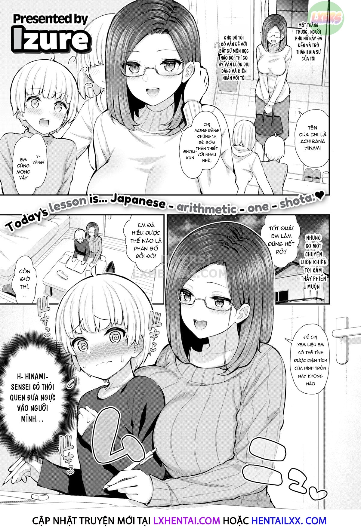 Đọc truyện hentai Hinami-sensei nứng tình - Chap 1